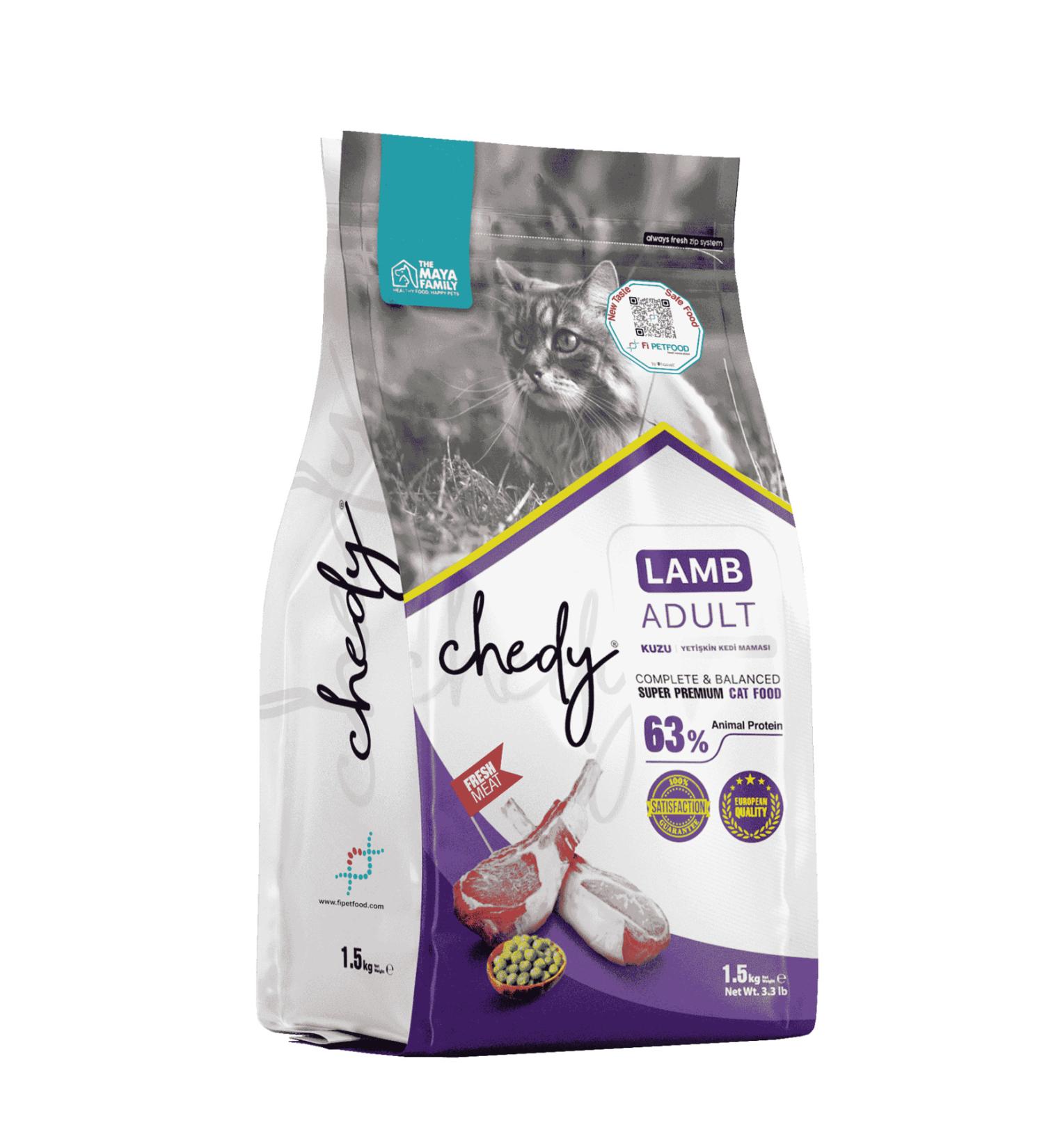 Chedy PETLOVEBUT K LAMB MEAT 5KG ADULT CAT FOOD LOW GRAIN PREMIUM FOOD