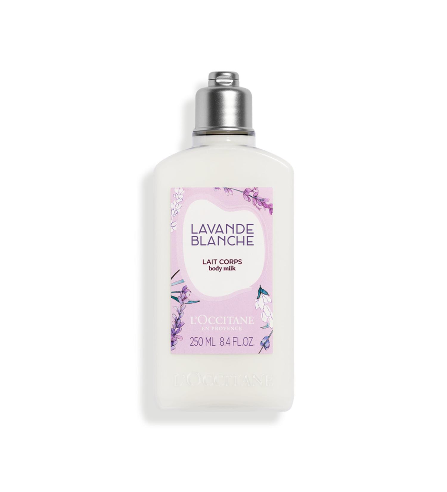L'Occitane White Lavender Body Lotion-White Lavender Content Relaxing & Moisturizing Body Cream 250ML
