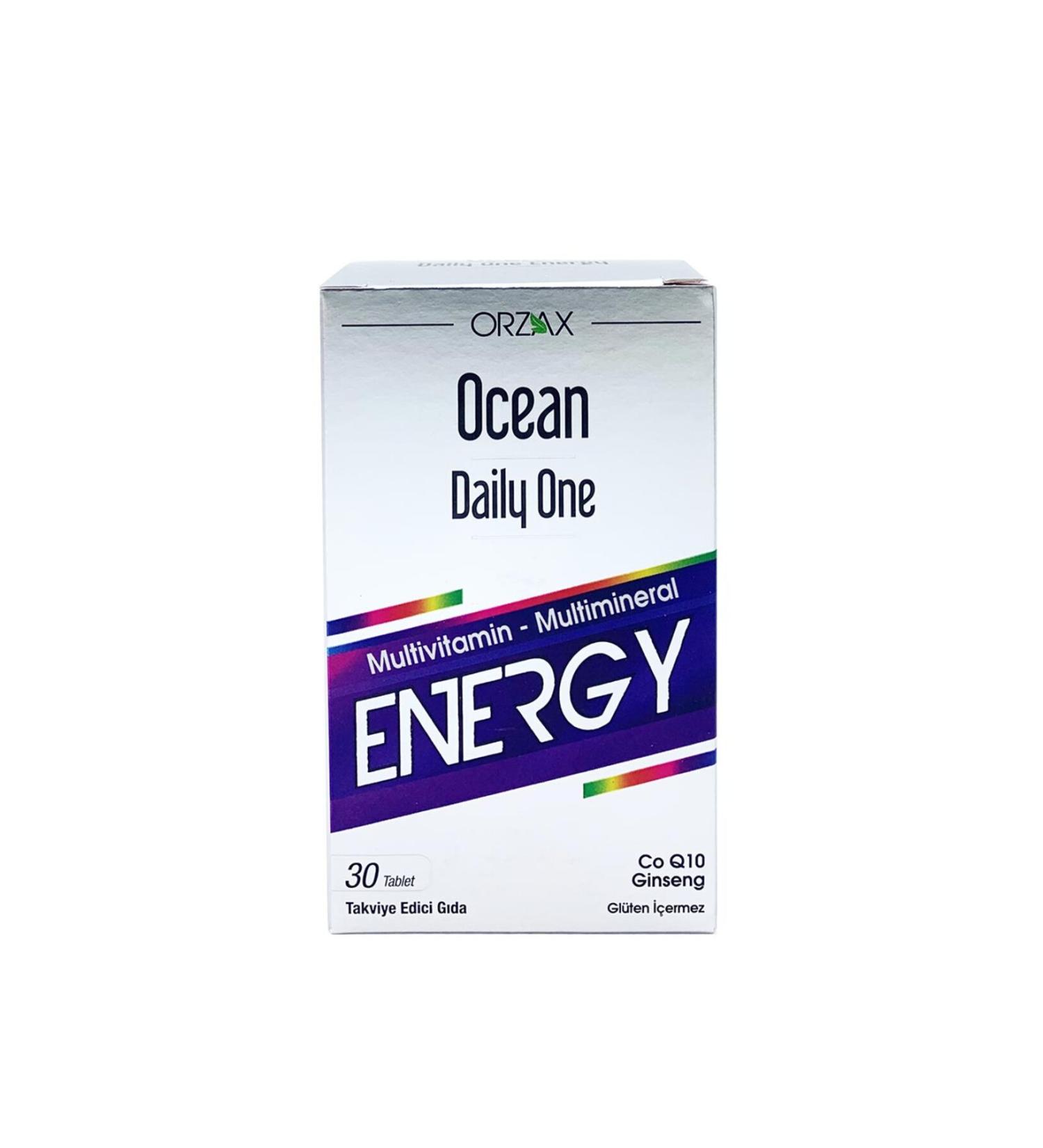 Orzax OCEAN DAILY ONE ENERGY MULTIVITAMIN