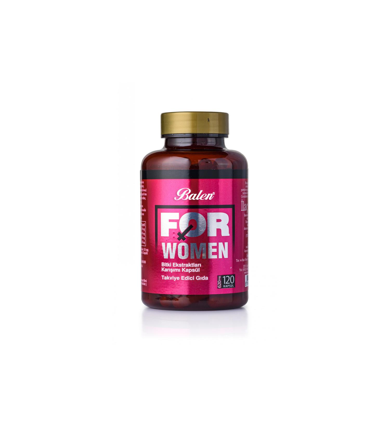 Balen Forwomen Plant Extracts Mix Capsule | Energy Level That Protects Hormonal Balance 585121