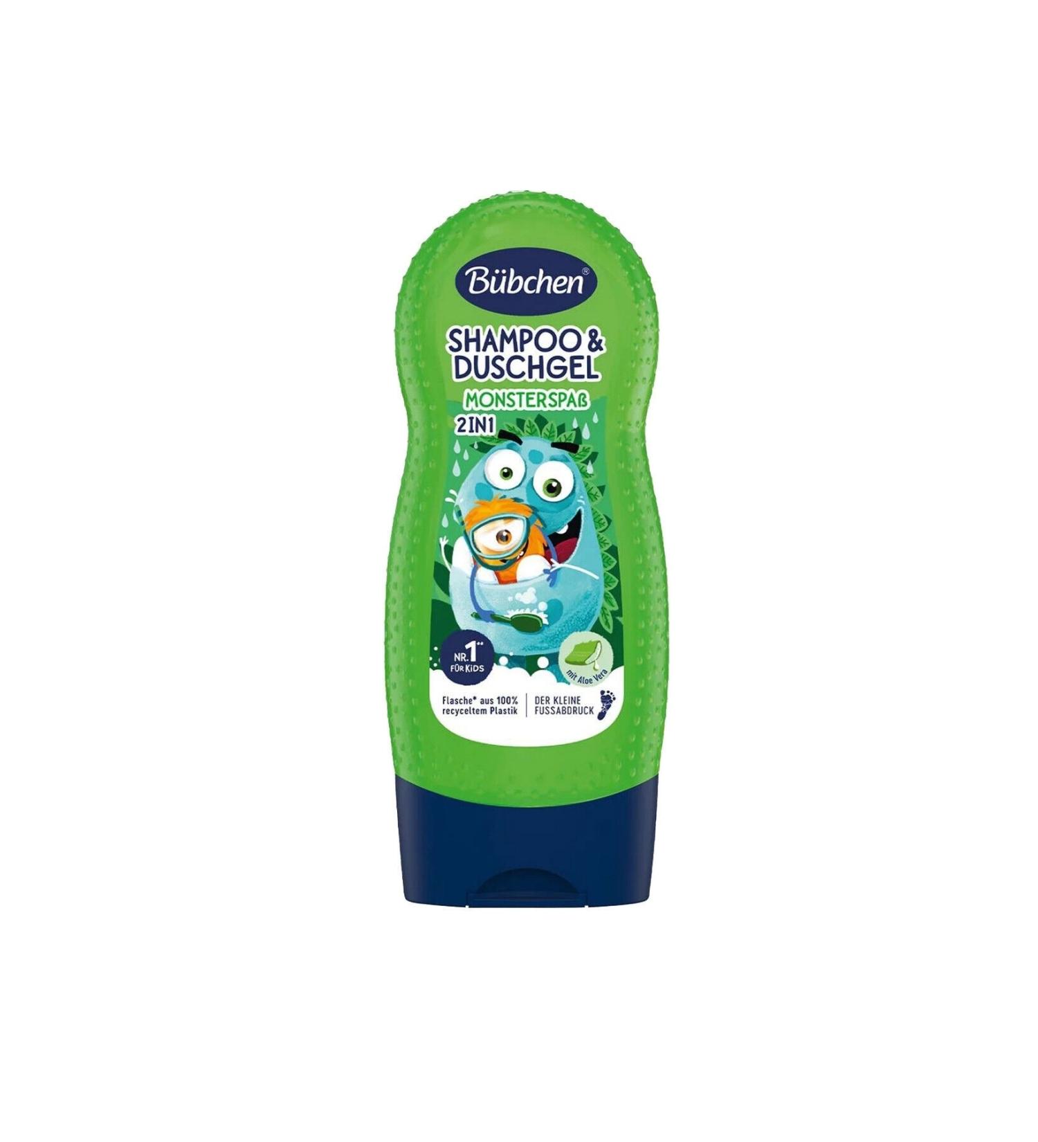 B bchen Kids Shampoo & Shower Gel 2 In 1 Monsterpab 230 ml