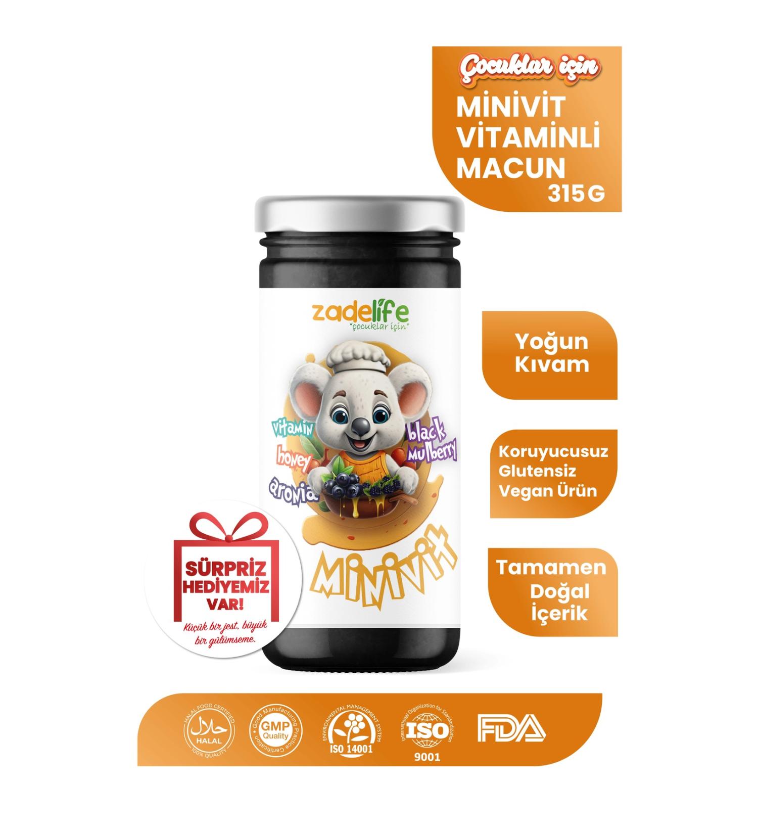 zadelife Minivit Vitamin Paste for Children 315 Gr - Buy Online on GoSupps.com