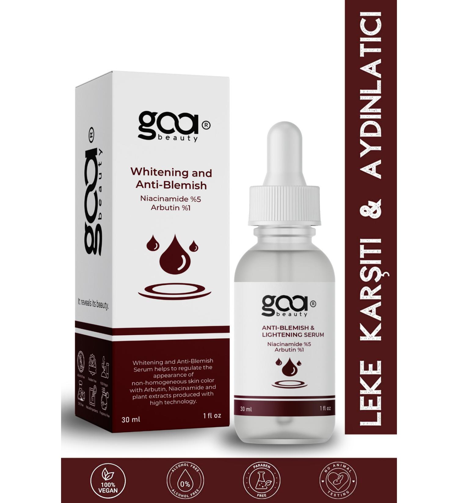 goa beauty Anti-Spot and Brightening Arbutin Skin Care Serum 30 Ml (niacinamide & Arbutin) - Buy Online on GoSupps.com