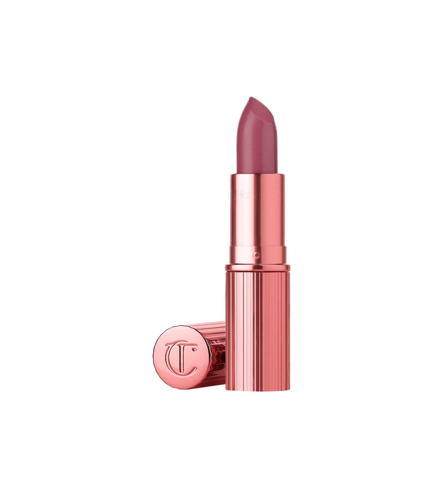 charlotte tilbury satin and natural finish all day long plumping and moisturizing lipstick-rose to fame