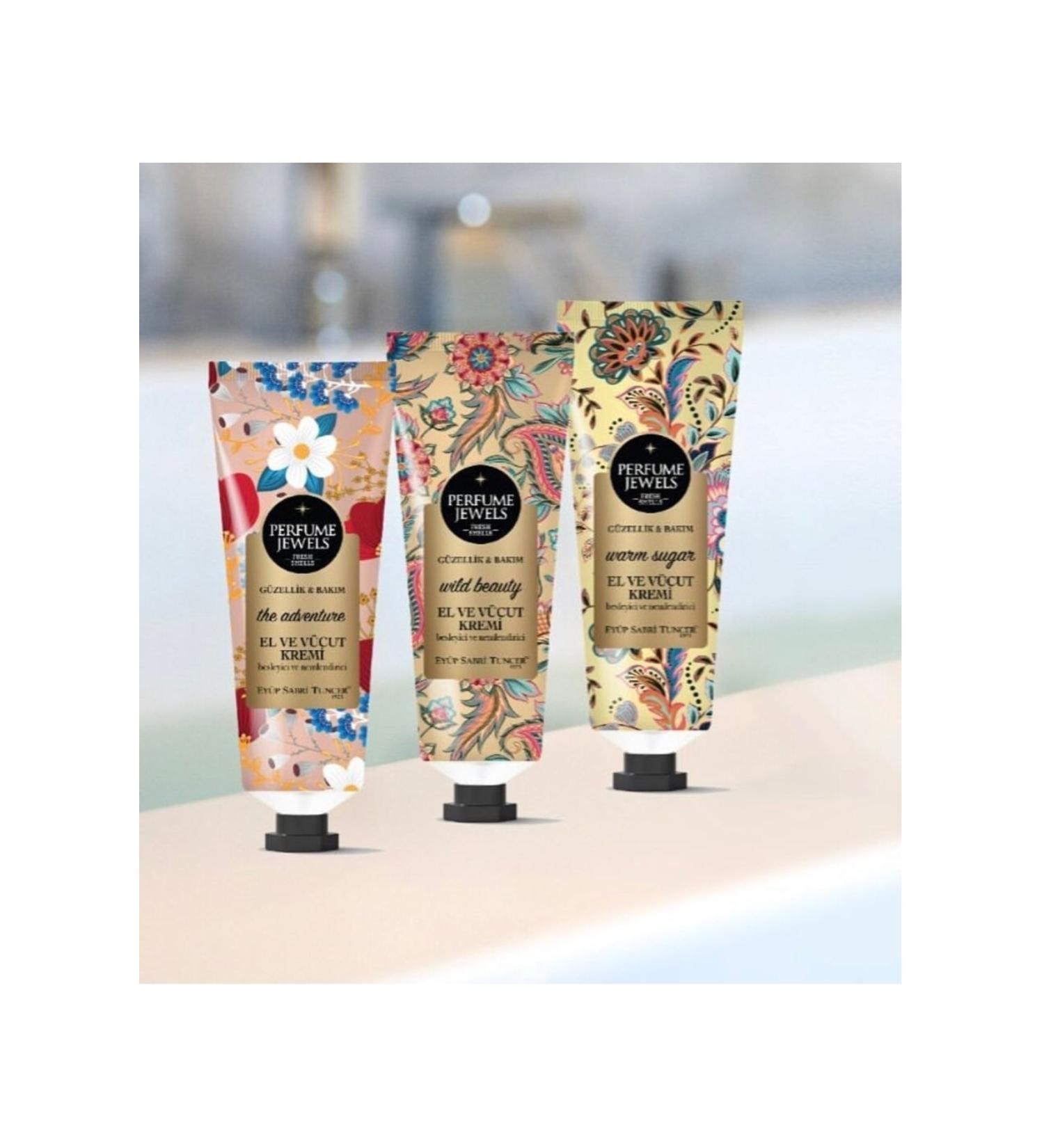Ey p Sabri Tuncer P.JEWELS CREAMS (Adventure Wild Beauty Warm Sugar 50 ml)