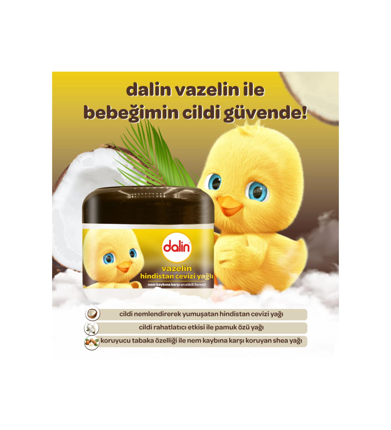 Dalin x 2 Vaseline - Coconut Oil 100 ml