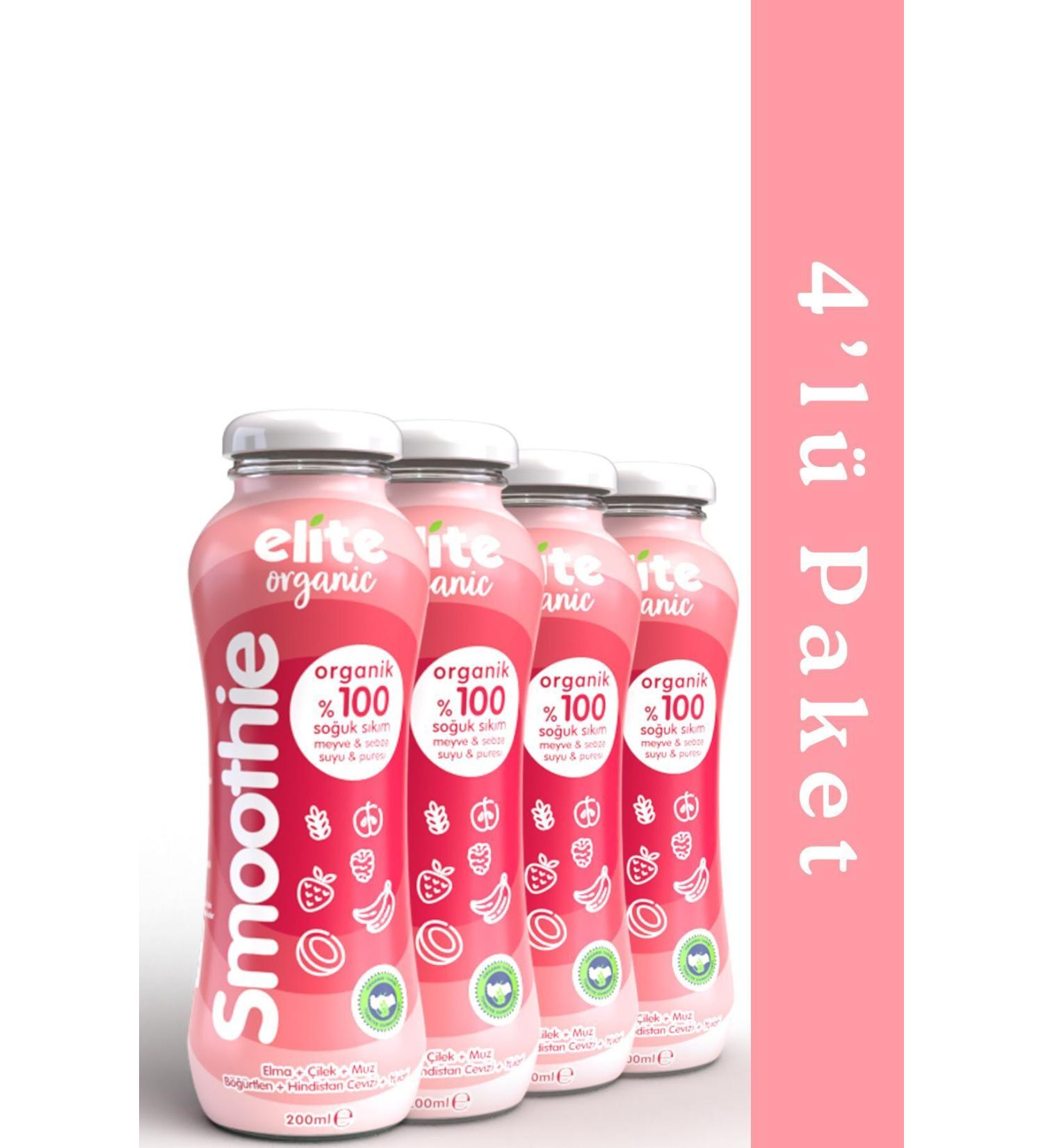 Elite Natural Organic Oatmeal Smoothie Pack of 4 - Buy Online on GoSupps.com
