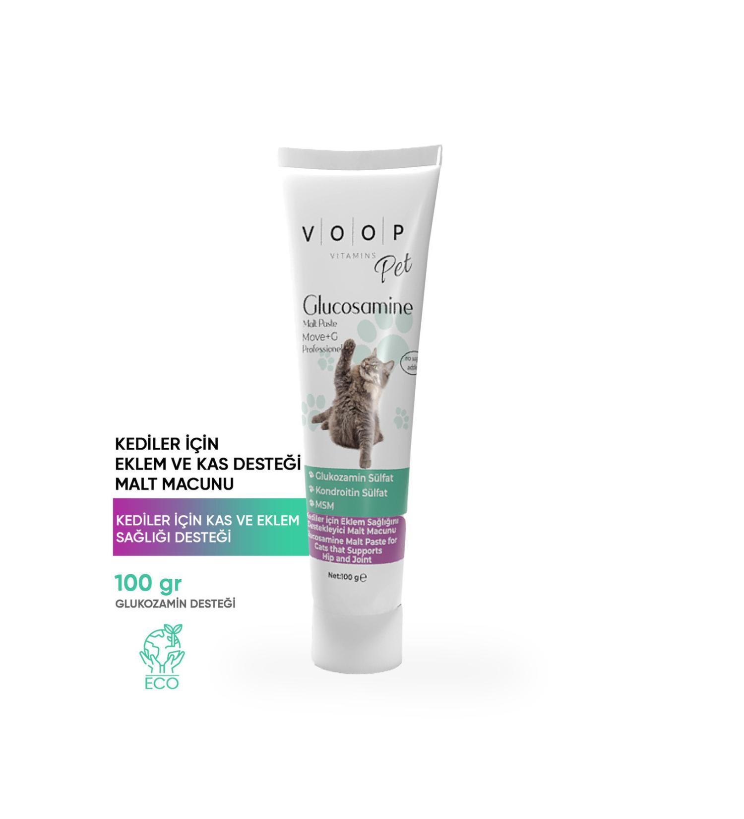 VOOP Pet Glucosamine Paste Cat Joint and Muscle Support | 100 gr - Buy Online on GoSupps.com