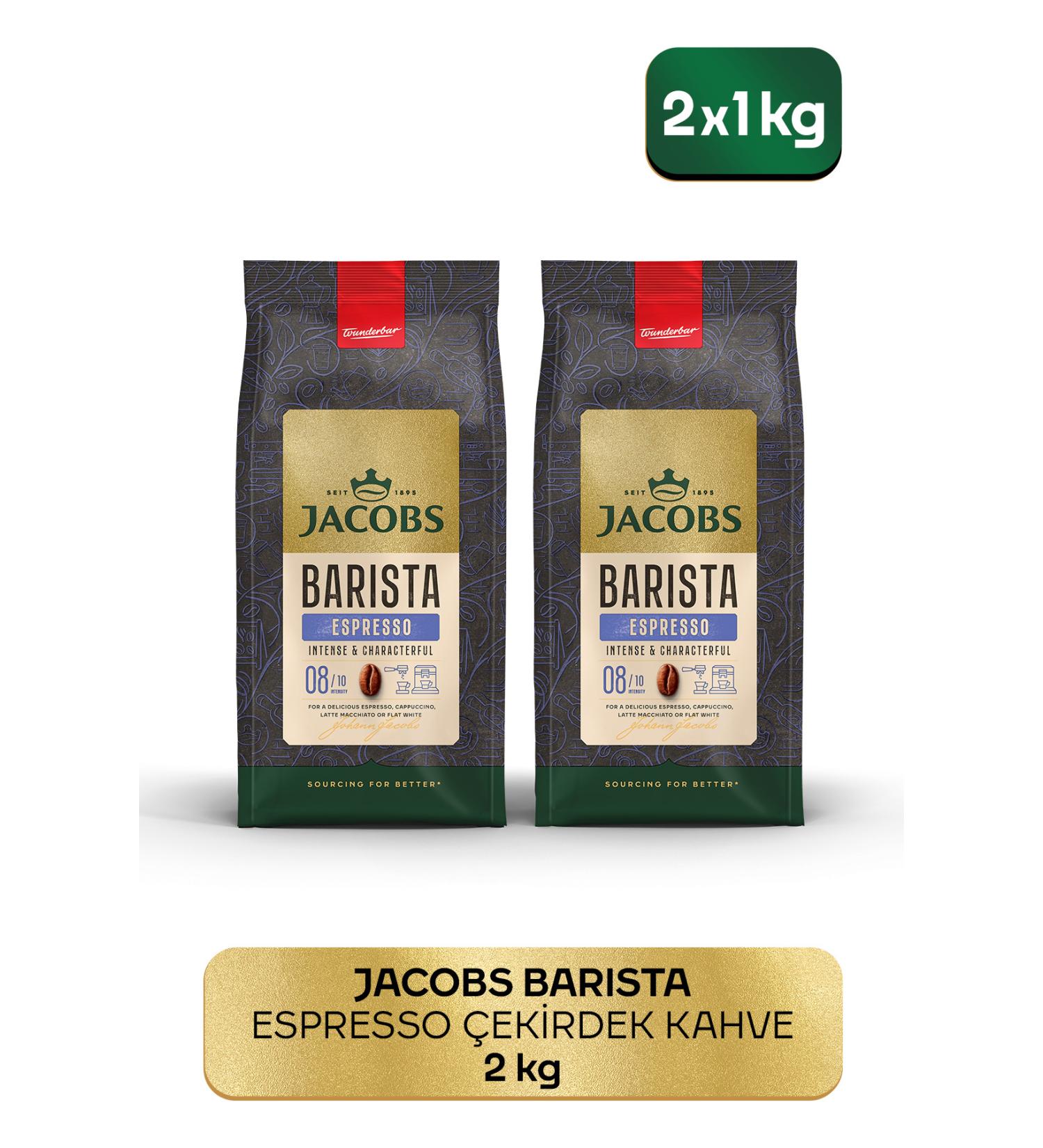 Jacobs Barista Editions Bean Coffee Espresso 0 Arabica (1 Kg X 2)