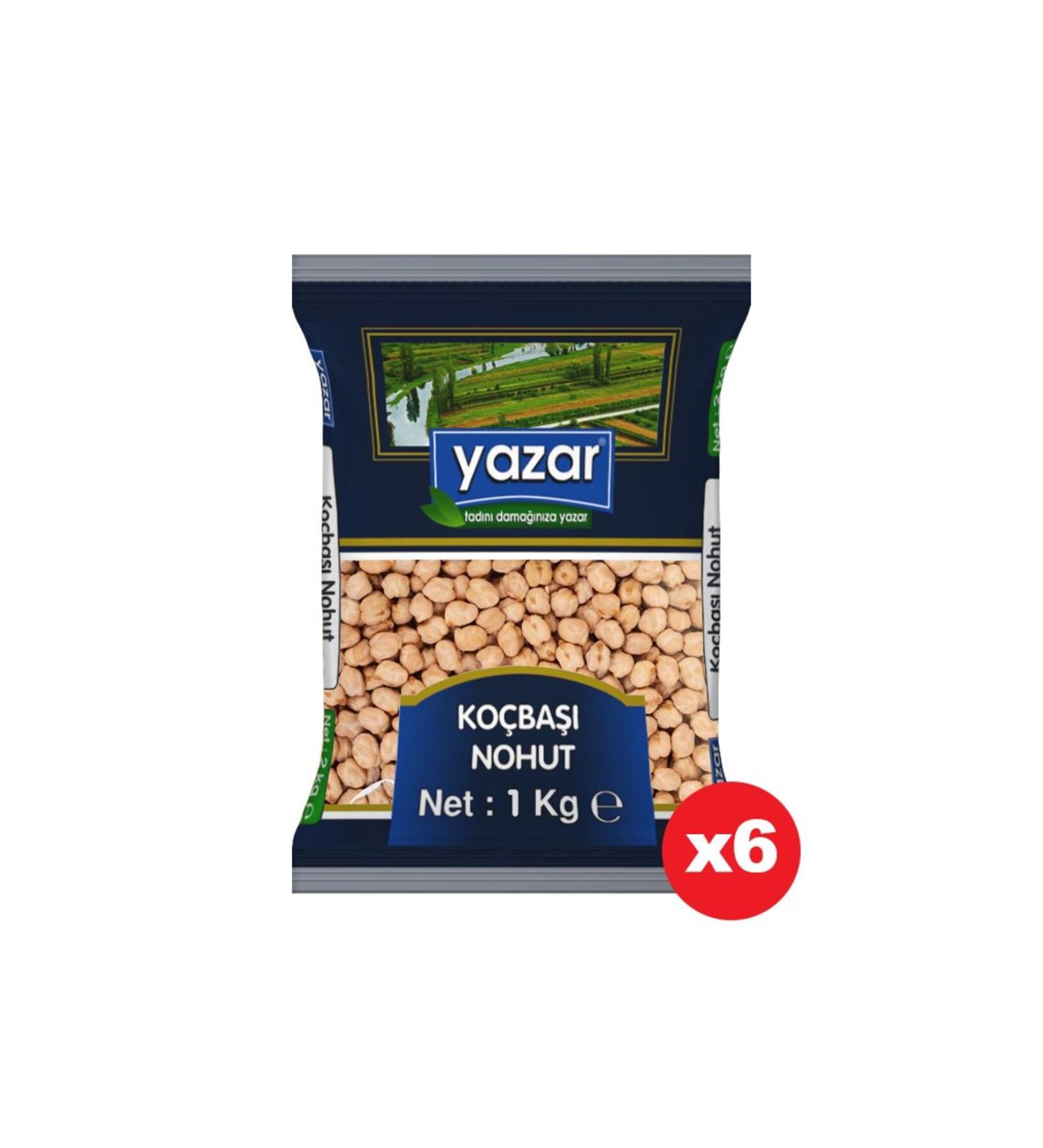 WRITER Ram's Head Chickpeas 1 Kg. x 6 Pieces