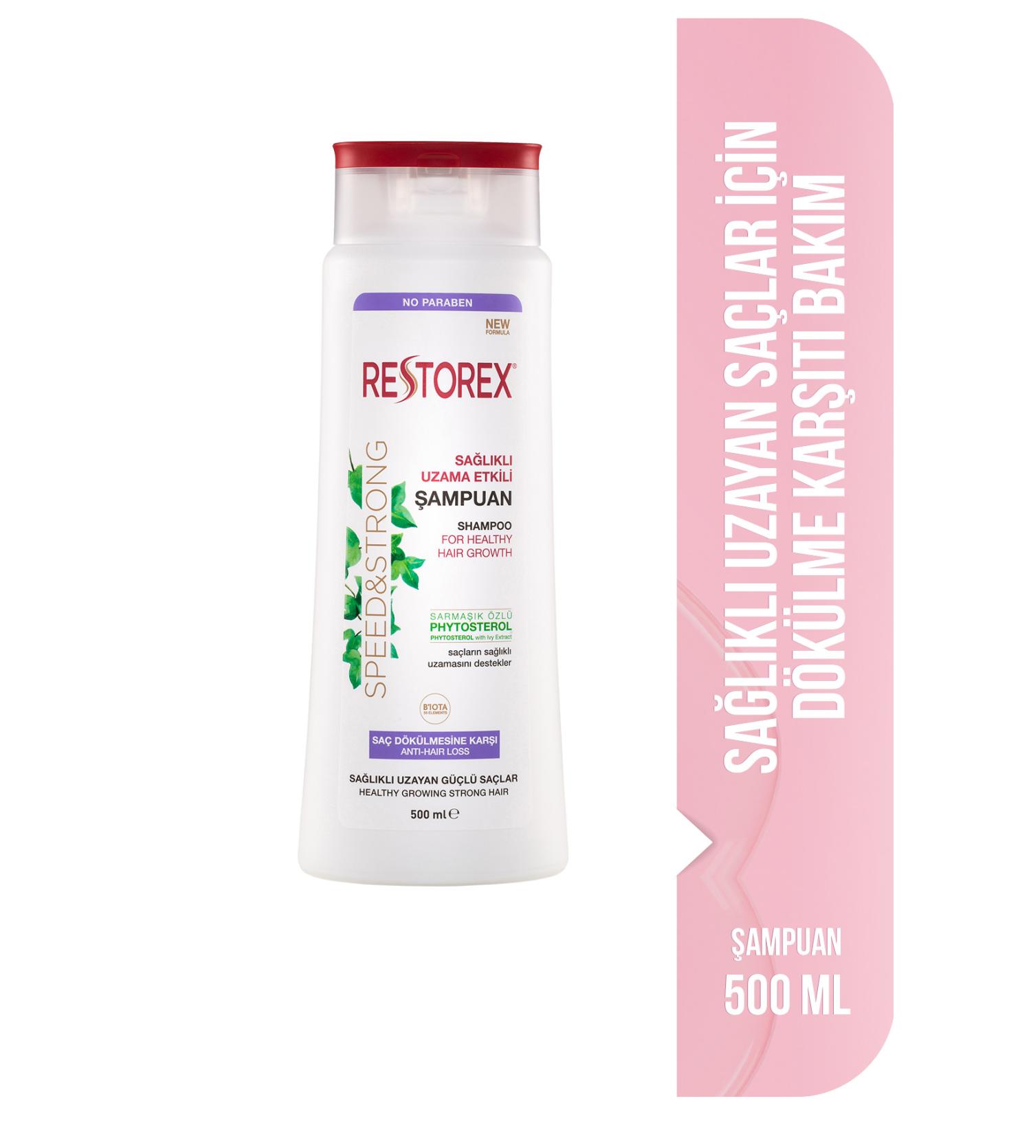 Restorex Extra Resistance Shampoo Against Hair Loss 500ml - Buy Online on GoSupps.com