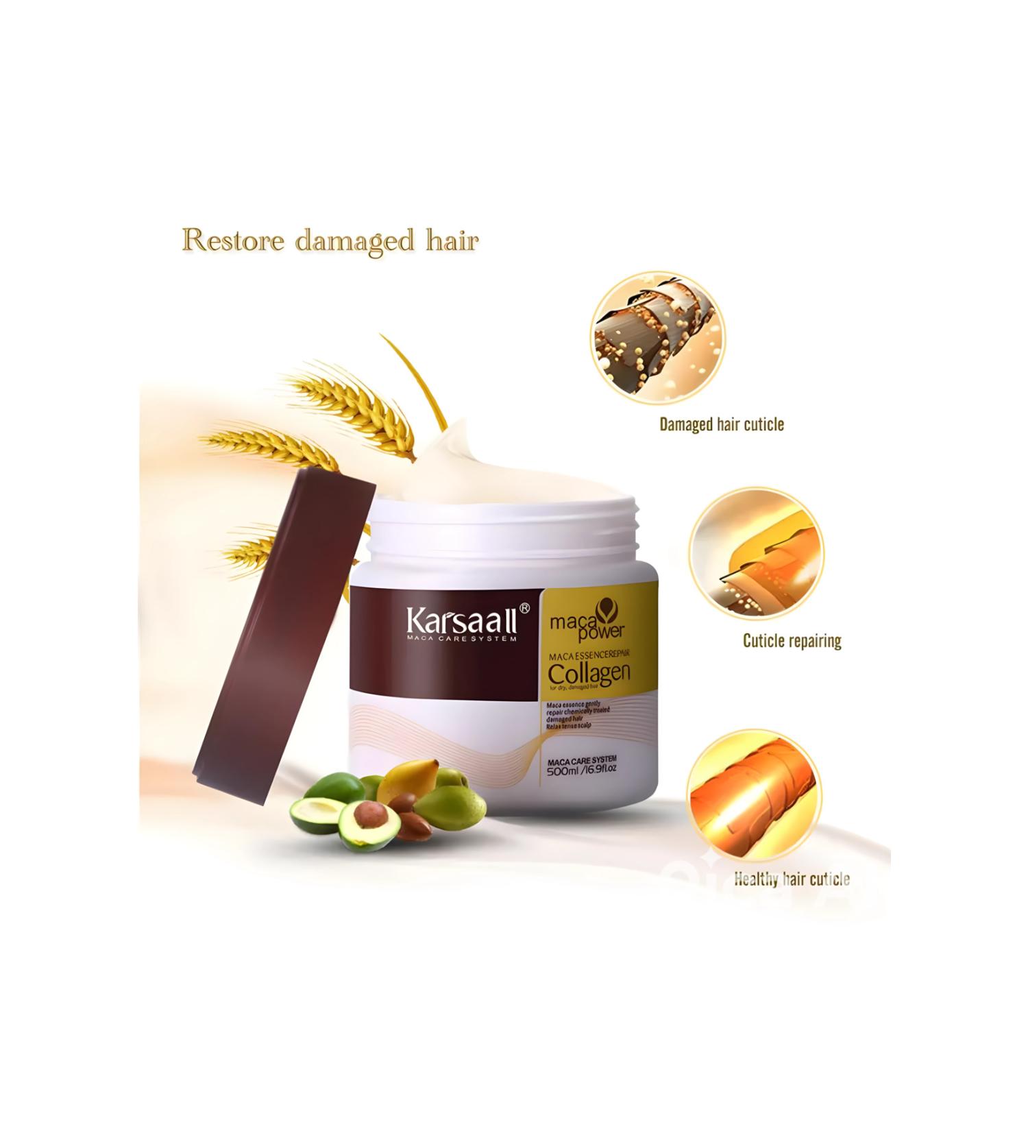 KARSEL Hair Care Cream Roemary Organic 500 ml Damaged Hair Recommended