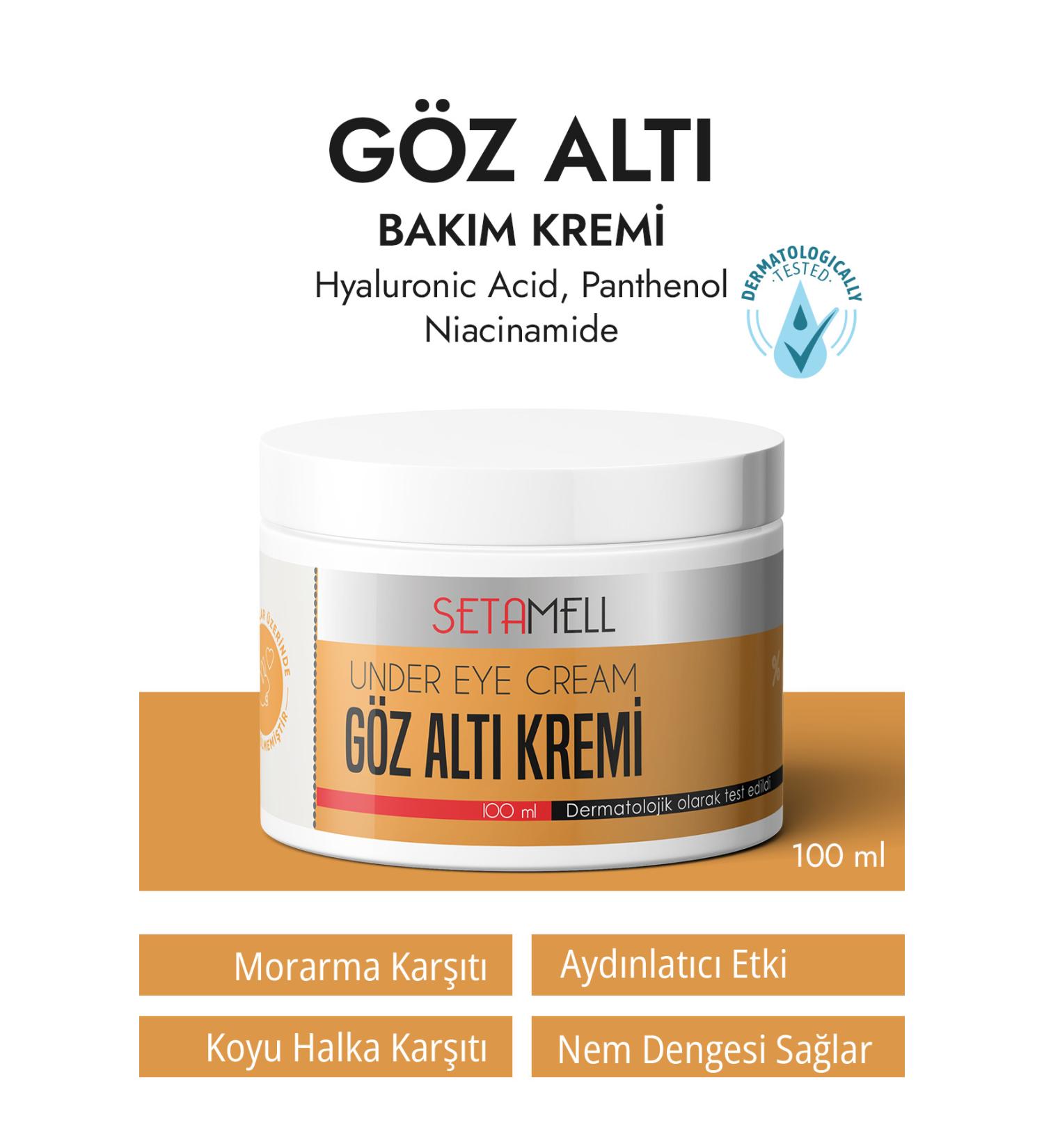 Setamell Under Eye and Surrounding Care Cream 50 ml - Buy Online on GoSupps.com