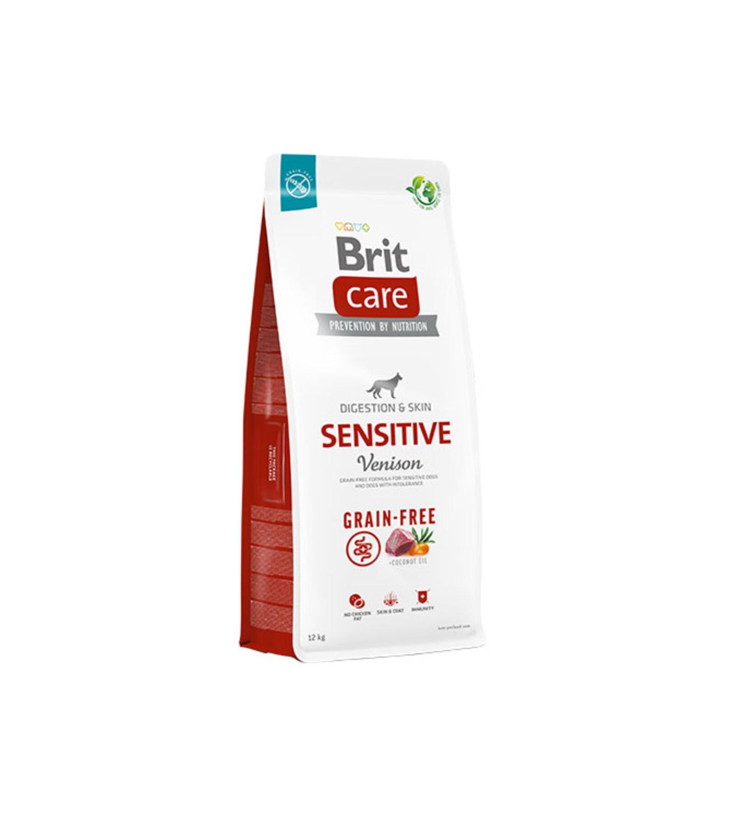 Brit Care Sensitive Digestion Skin Deer Grain Free Adult Dog Food 12 Kg