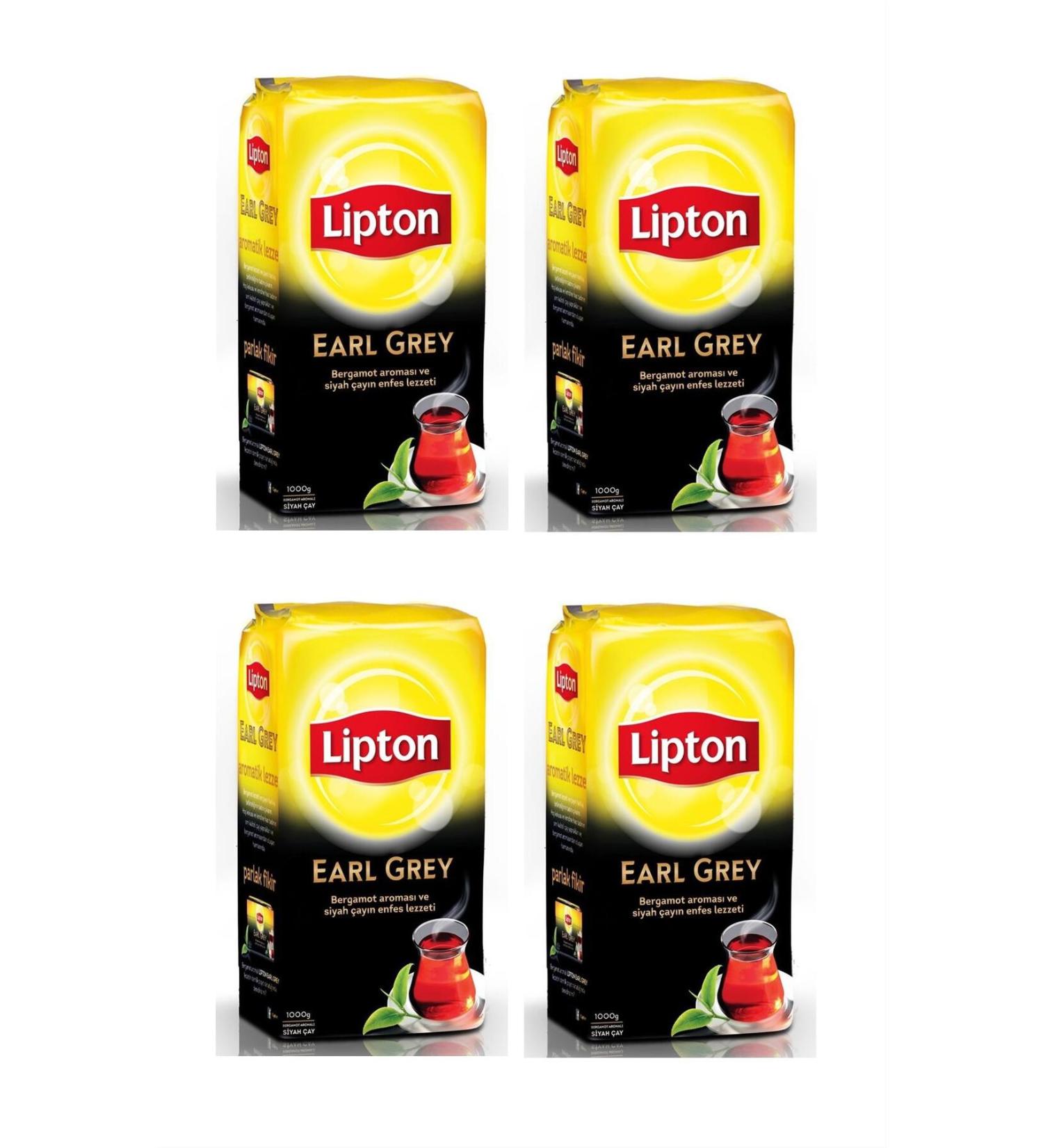 Lipton Early Grey Tea 1000 Gr X 4 Pieces