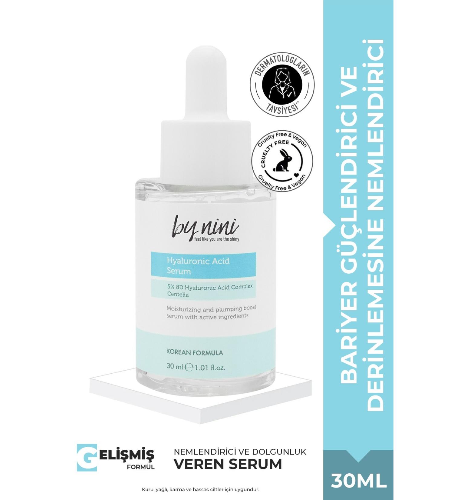 By Nini Barrier Strengthening and Deeply Moisturizing Hyaluronic Acid Serum 30 ml - Buy Online on GoSupps.com