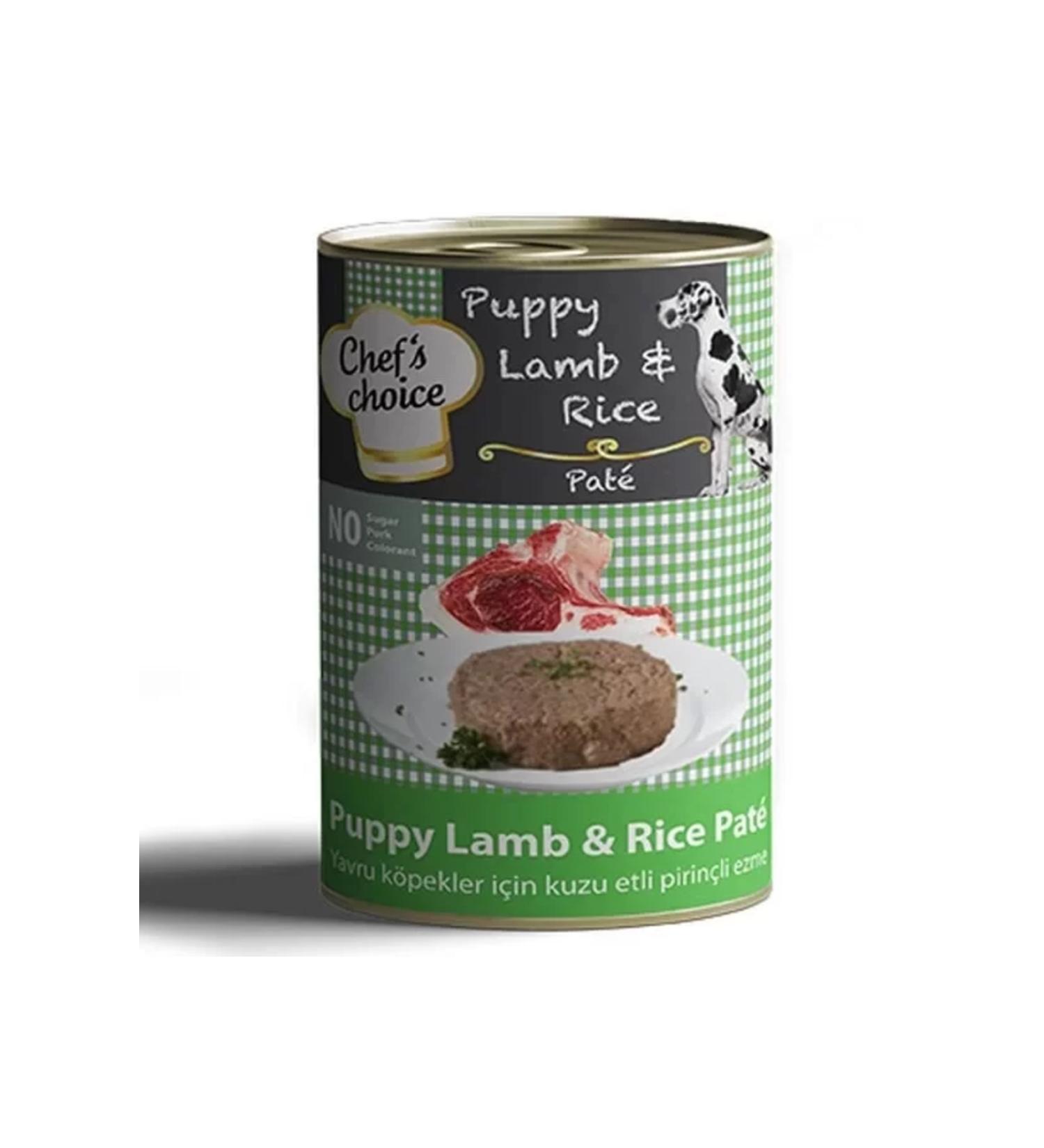 KayraSpot Chefs Choice Canned Lamb Puppy Food 400 Gr