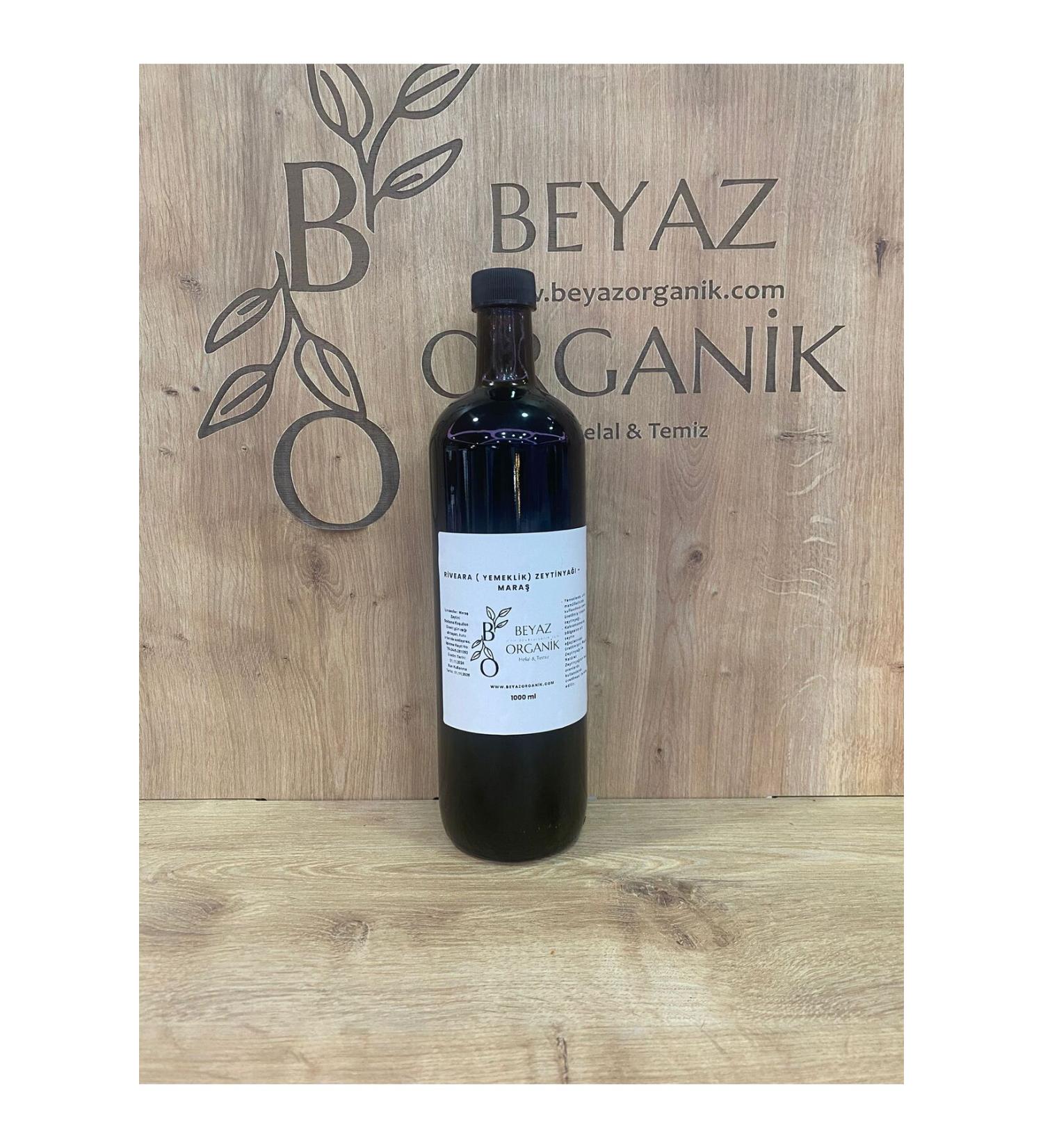 WHITE ORGANIC MARAS RIVEARA OLIVE OIL FOR COOKING 1000 GRAM