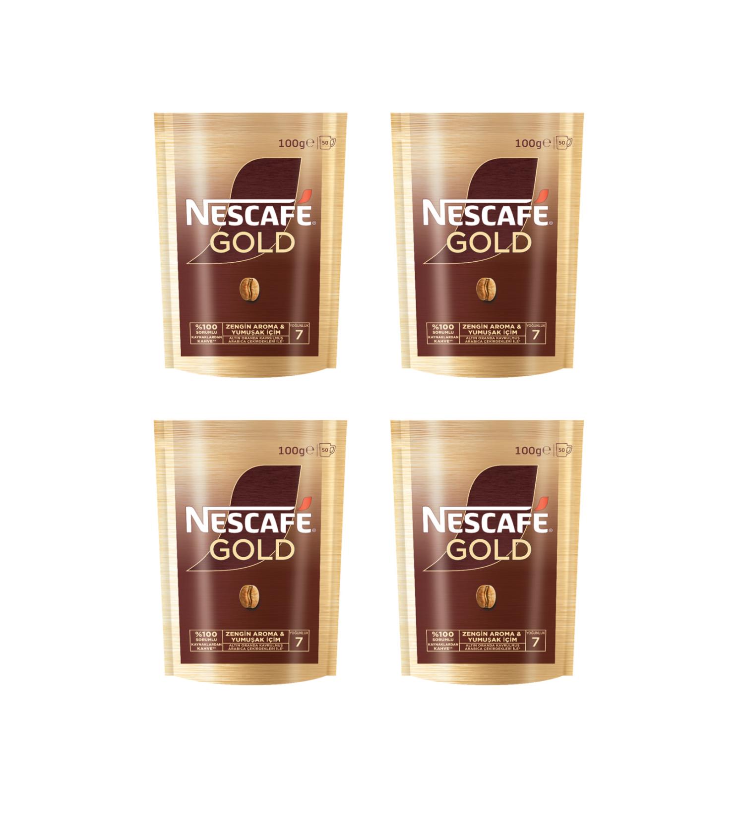 Nescafe Gold Coffee Bag 100 Gr X 4 Pieces
