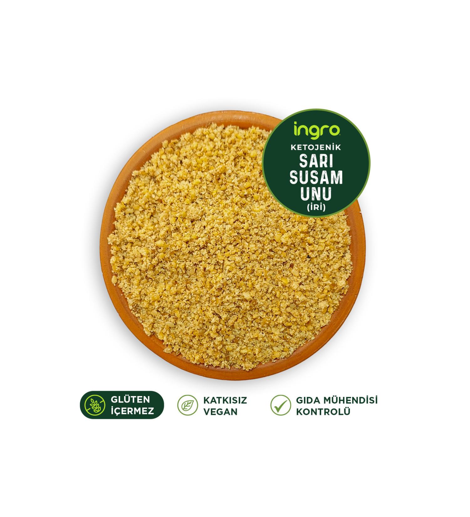 Ingro Gluten-free Ketogenic Yellow Sesame Flour (coarse) 5000 G