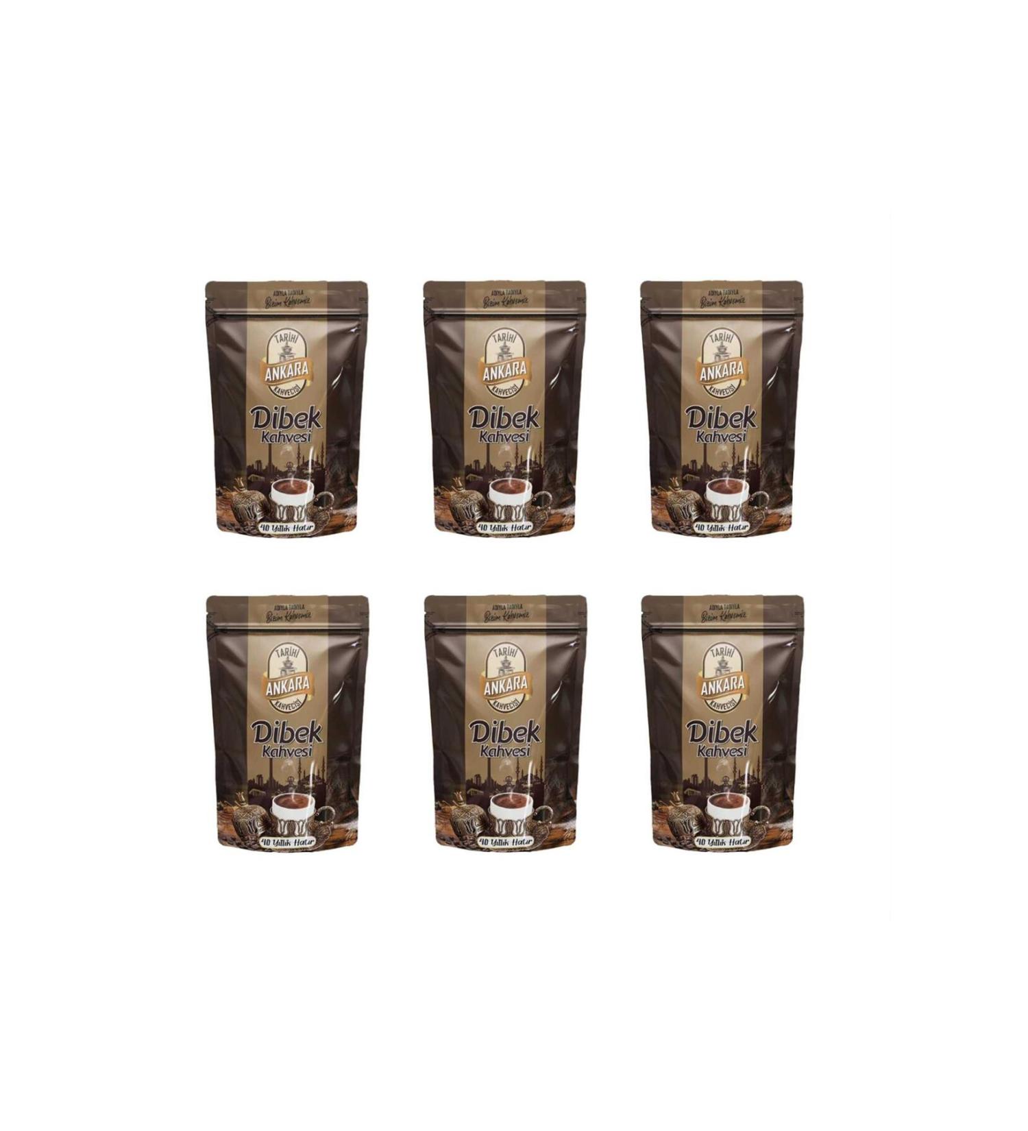 Historical Ankara Dibek Coffee 200 Gr X 6 Pieces
