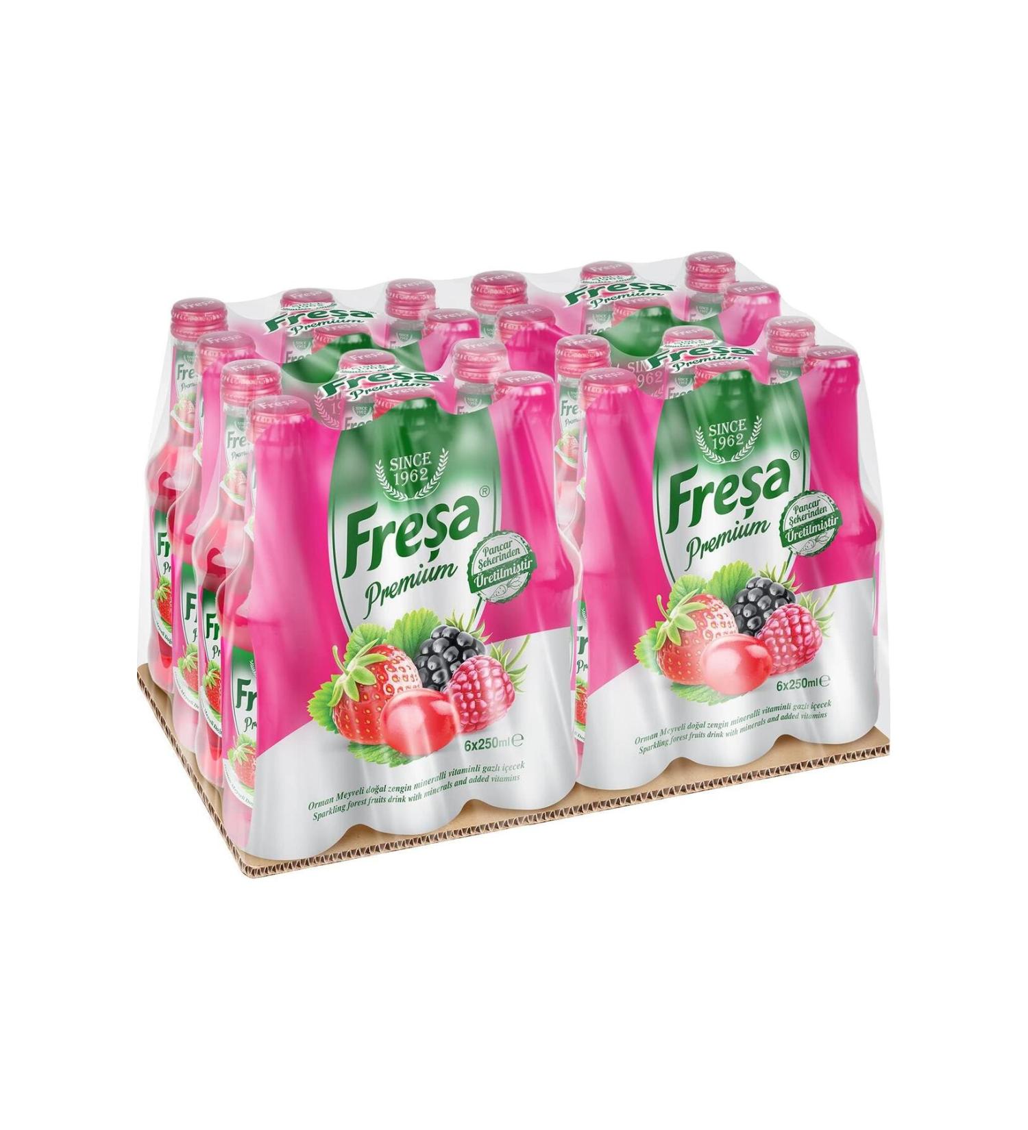 FRE A Fre a Premium Forest Fruit Vitamin Mineral Water 250 Ml X 24 Pieces