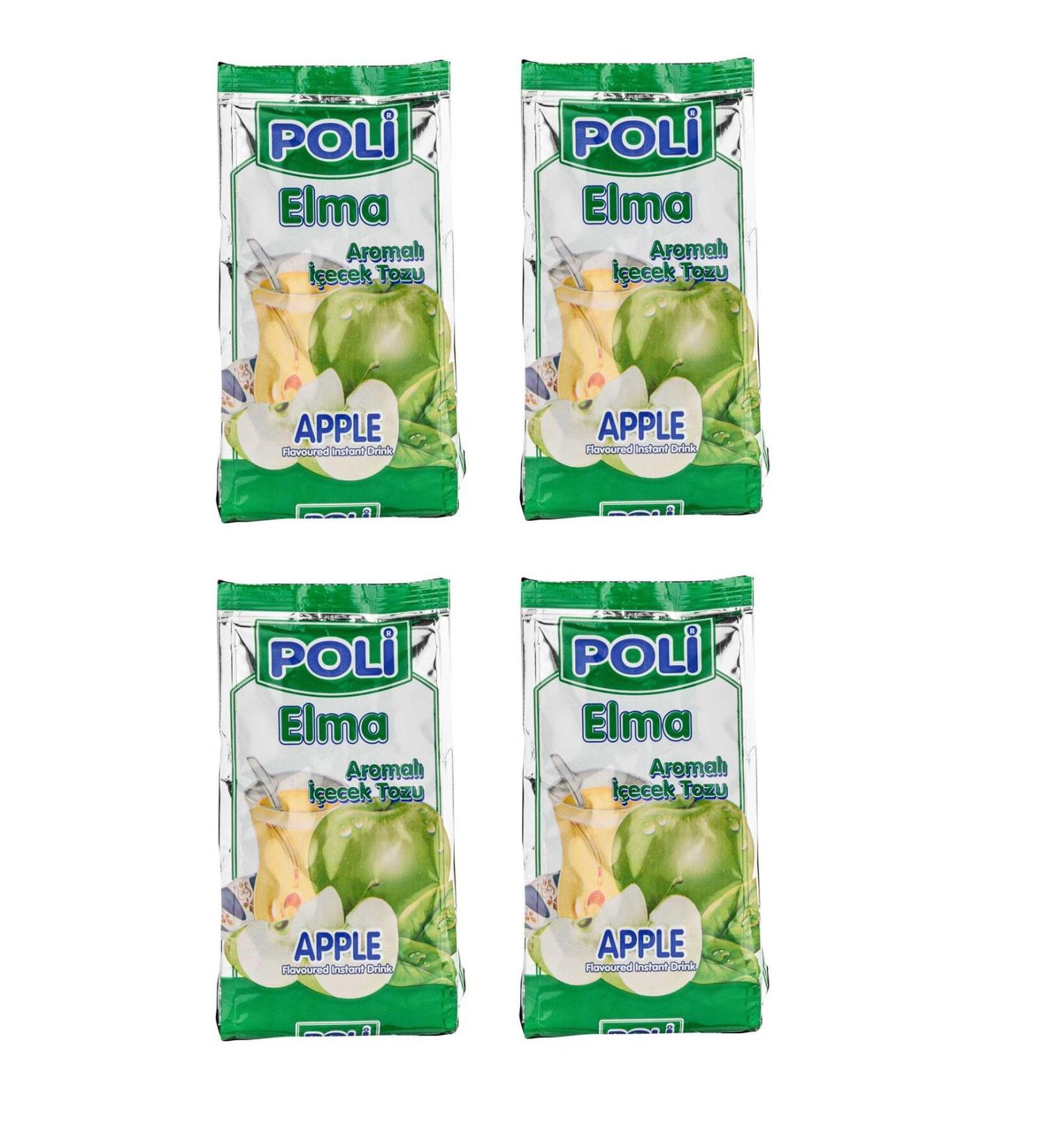Poly Powder Drink Apple 300 Gr X 4 Pieces