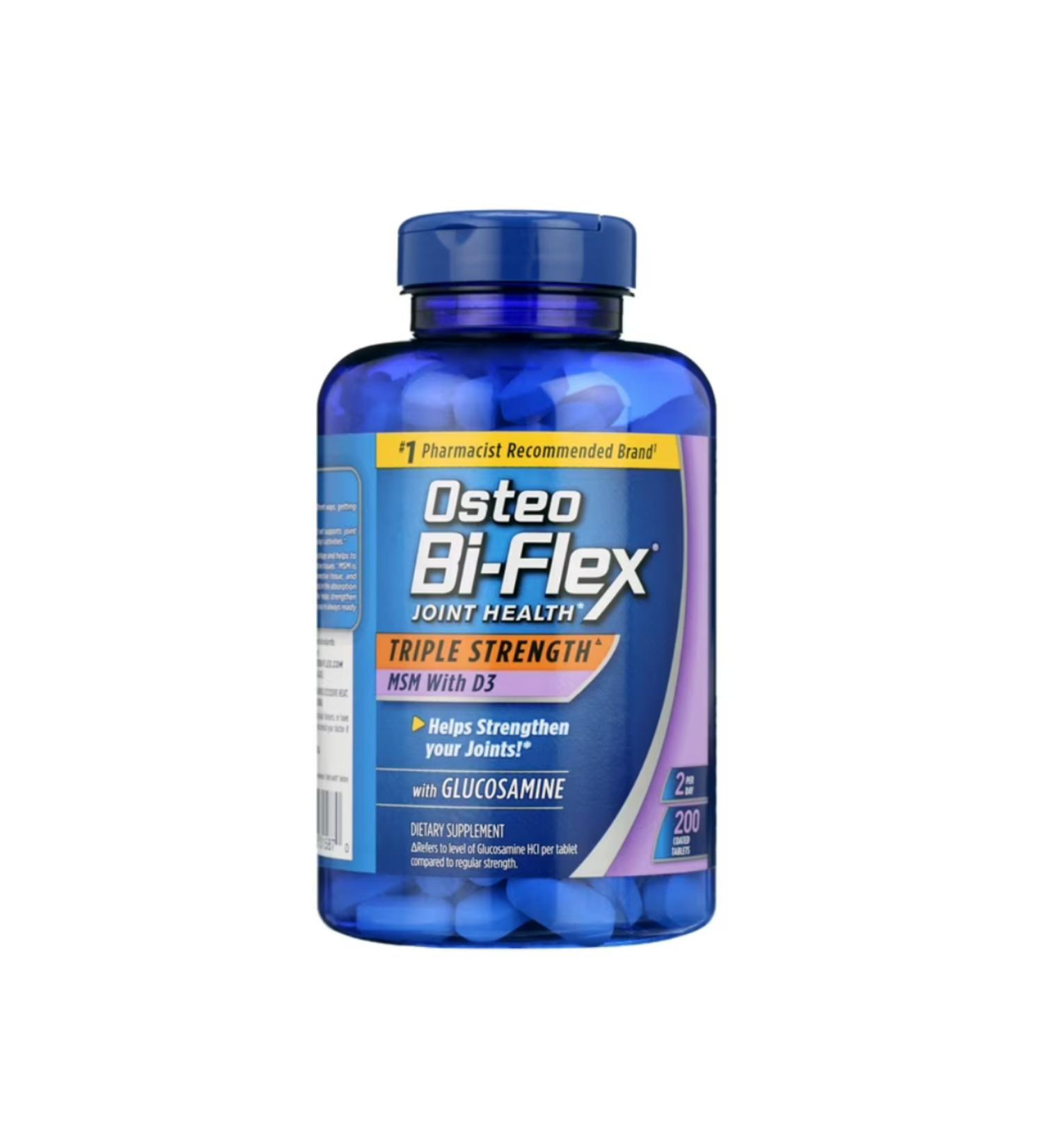 Osteo Bi-Flex Joint Health Triple Strength MSM with D3 200 Coated Tablets - Buy Online on GoSupps.com