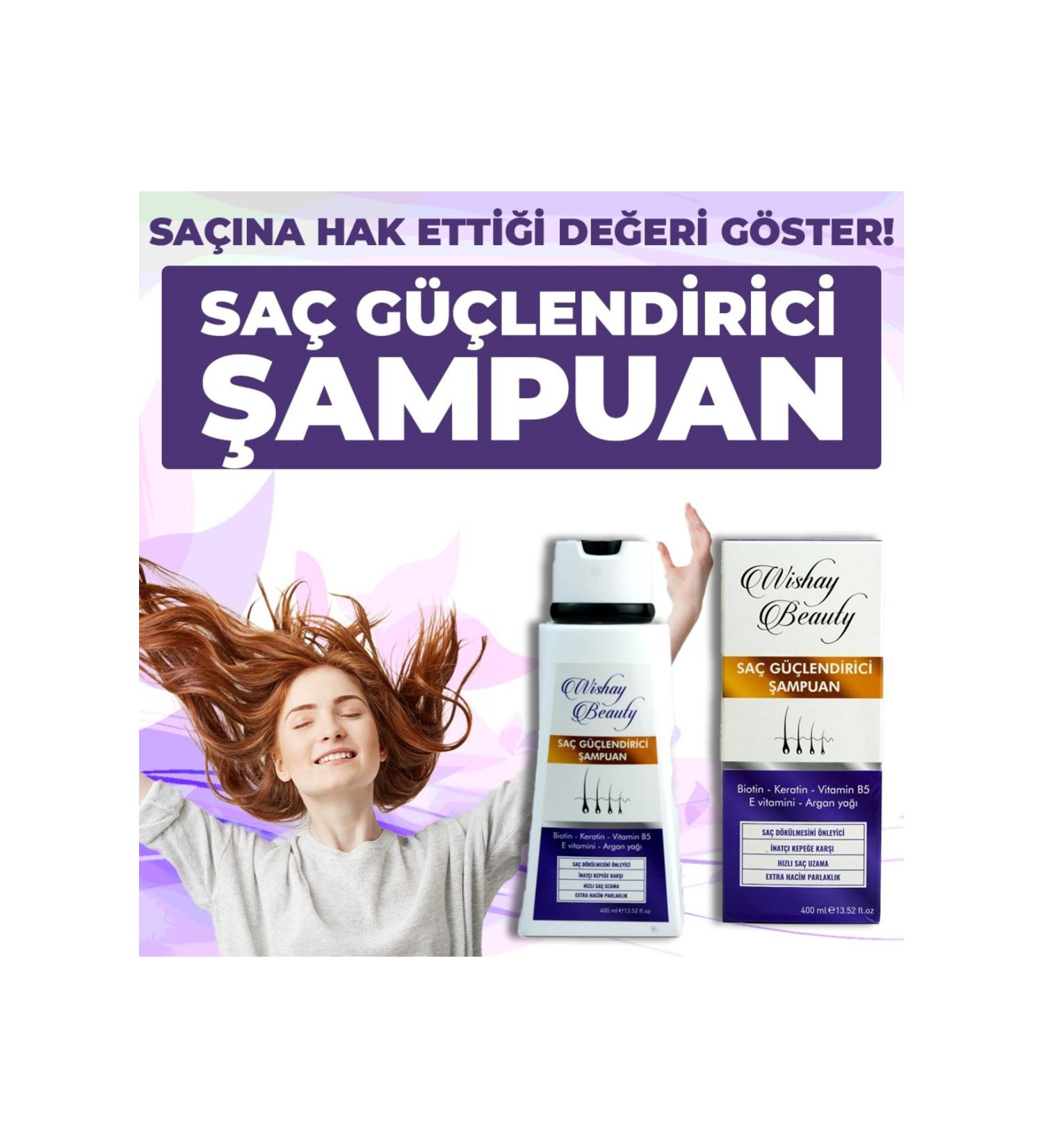 WISHAY BEAUTY COSMETIC Hair Strengthening Shampoo 400 Ml