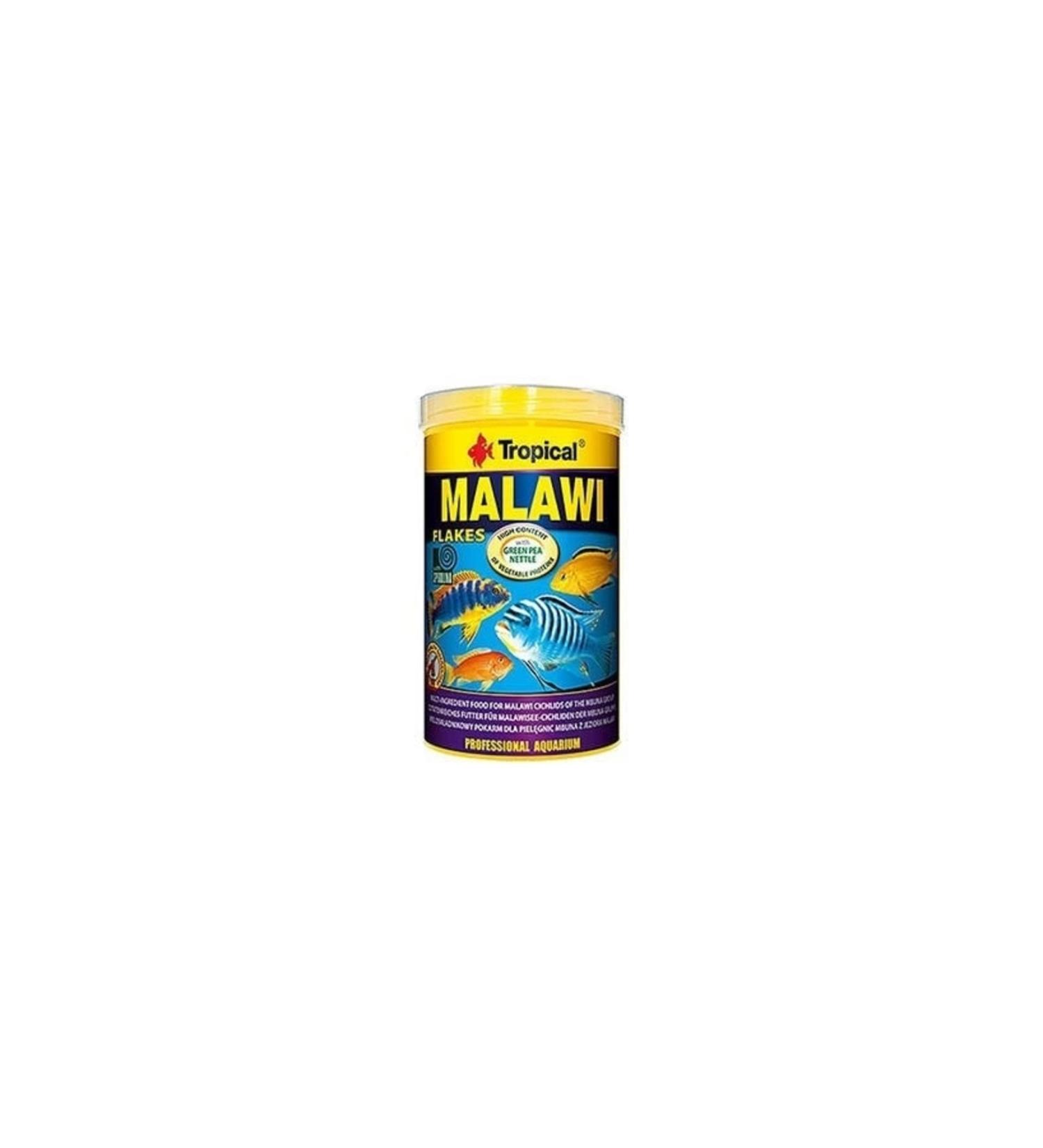 Tropical Malawi Flakes Flake Fish Food for Malawi Cichlid Fish 1000 ml 200 gr