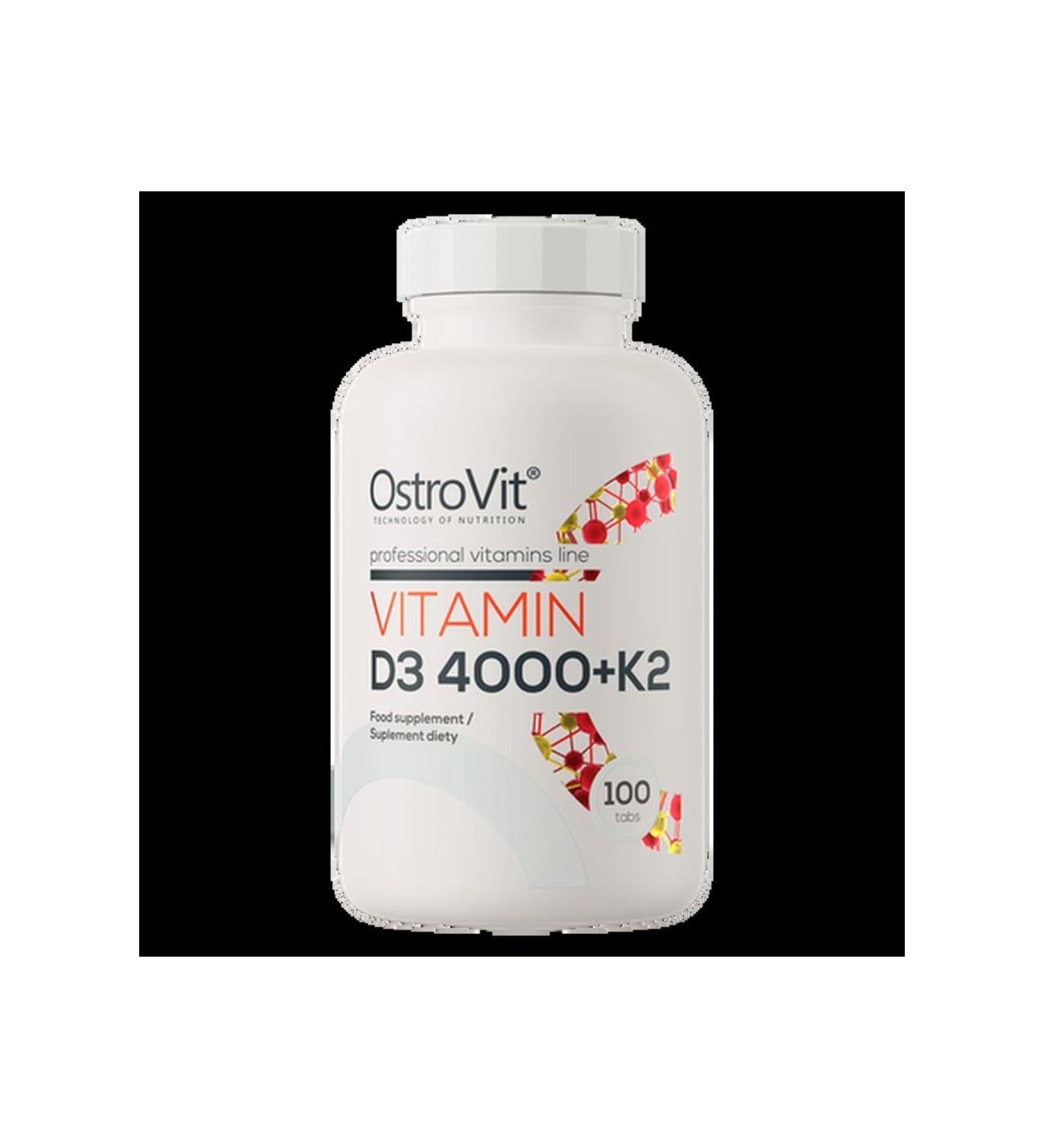 Ostrovit Vitamin D3+K2 4000 IU 100 tablets