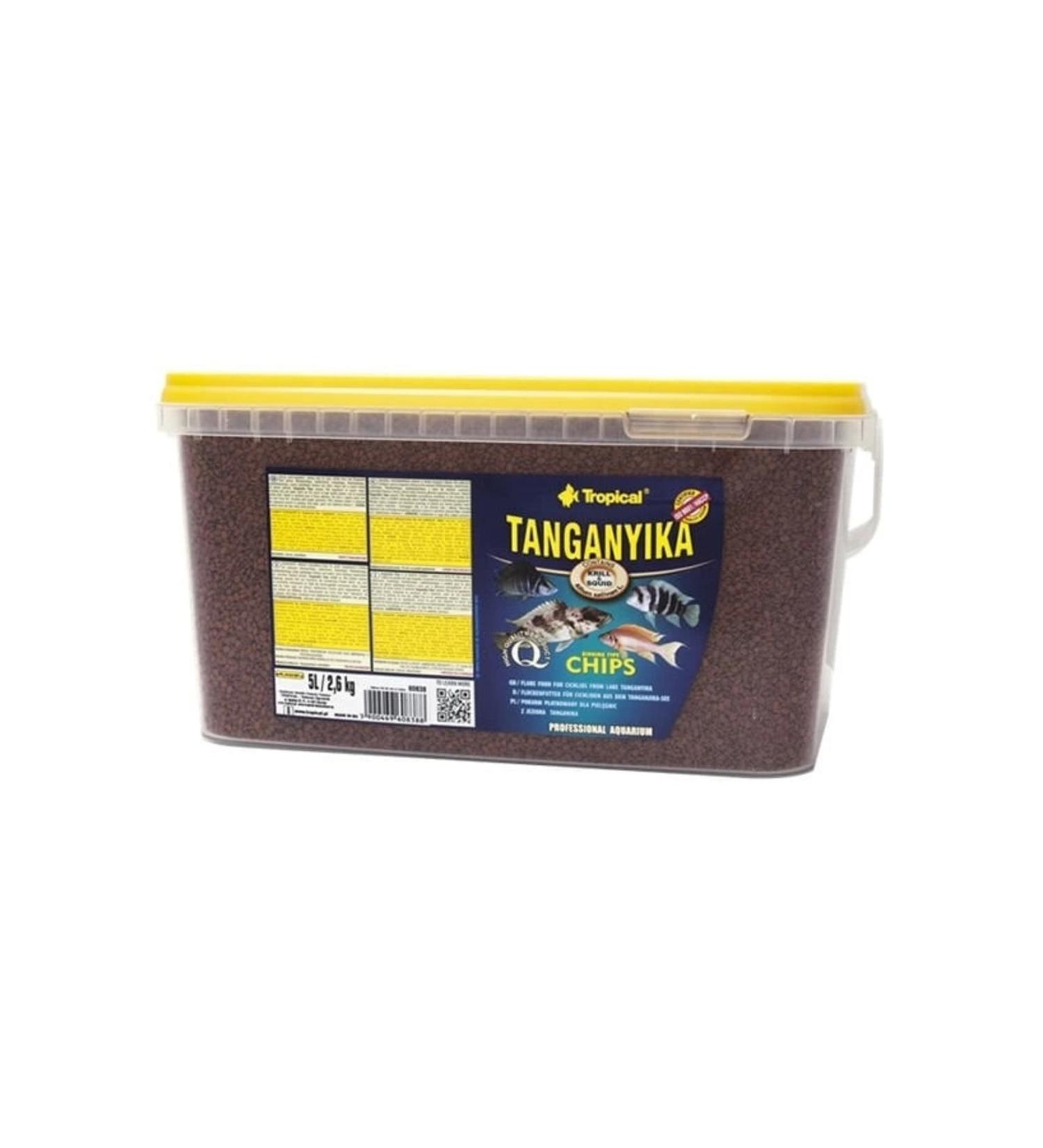 Tropical Tanganyika Chips Cichlid Fish Chips Food 5000 ml