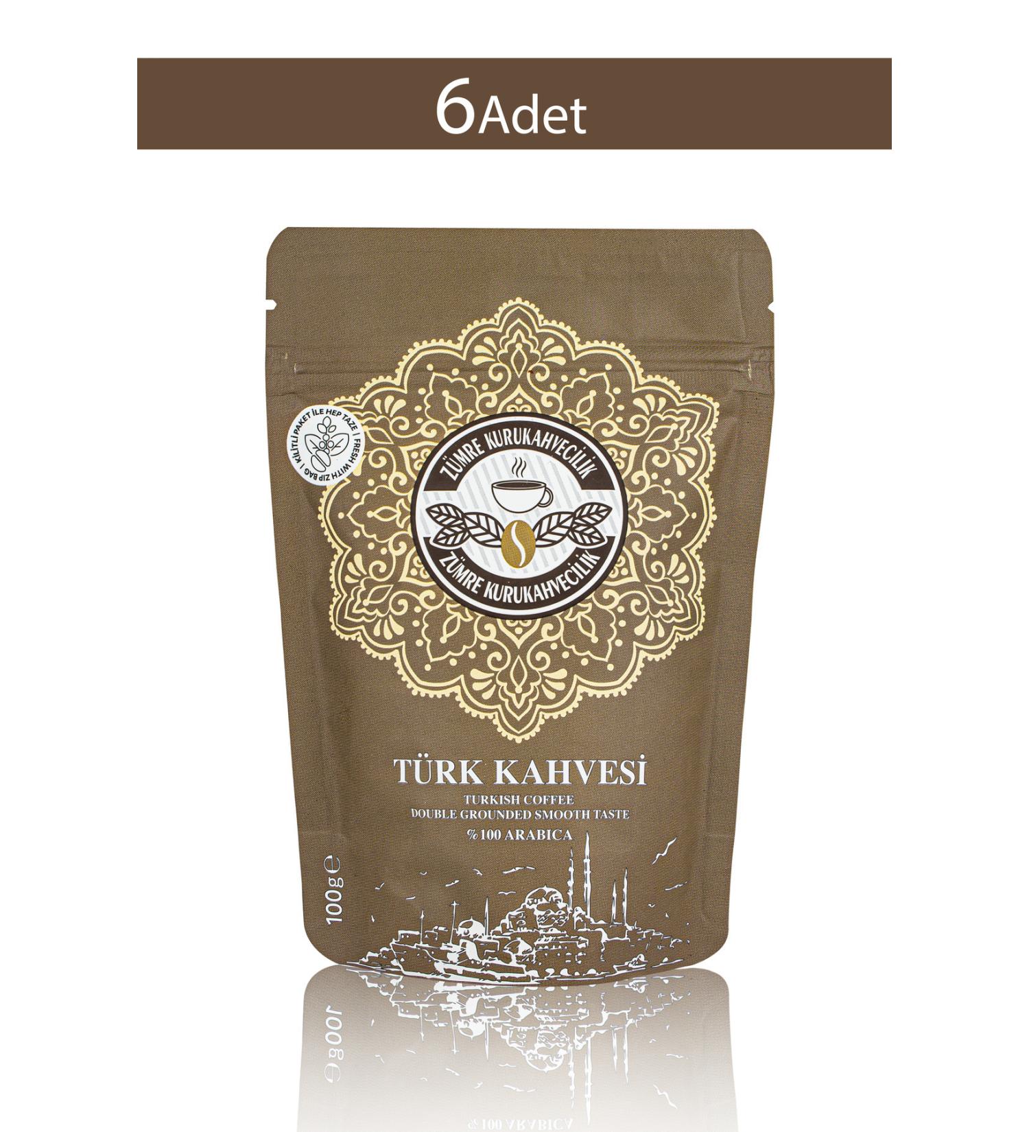 Z mre Kurukahvecilik Turkish Coffee Medium Roast 6-pack 100gr