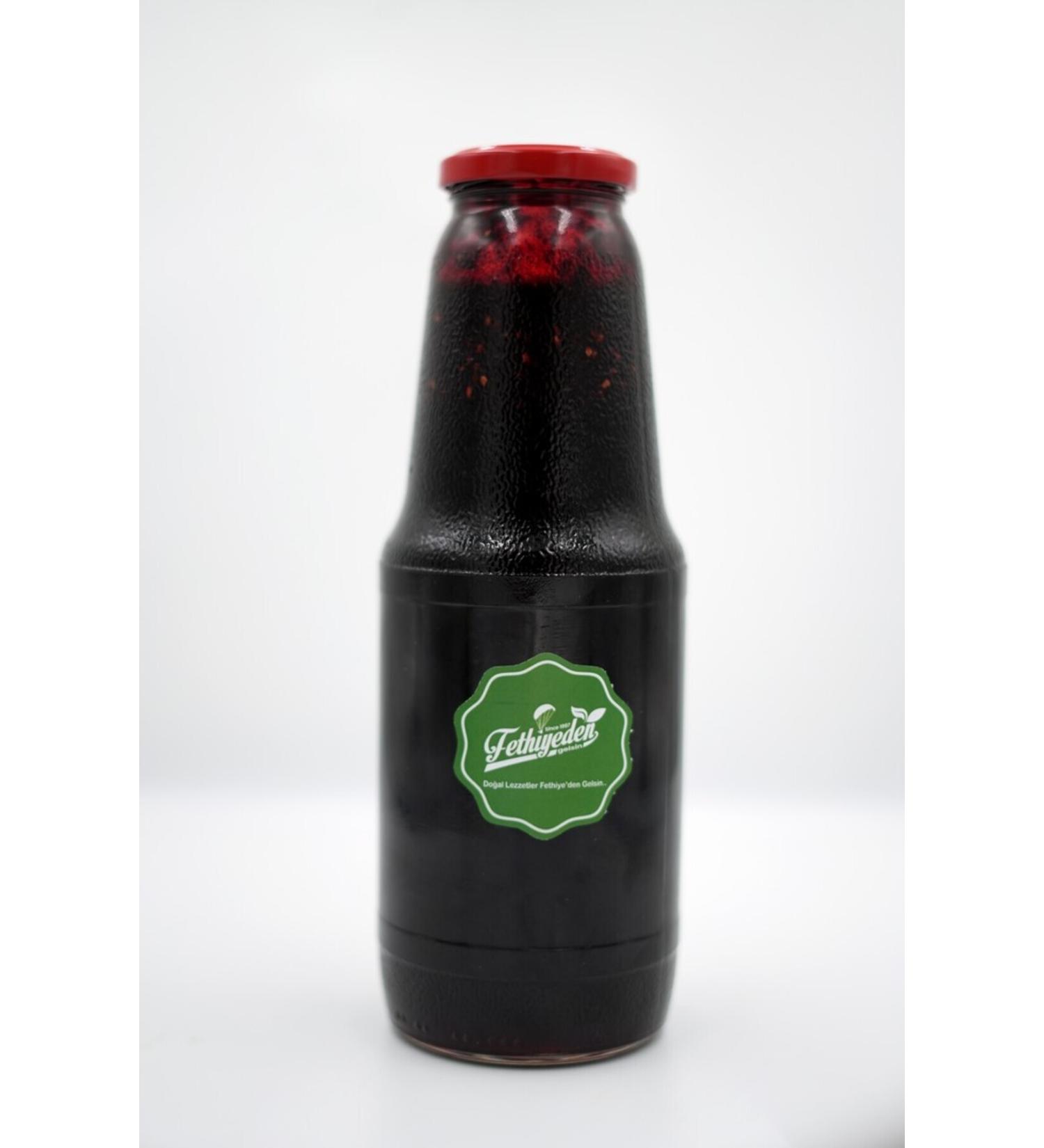 Comes from Fethiye Natural Additive-Free Organic Black Mulberry Extract with Grains 1350gr