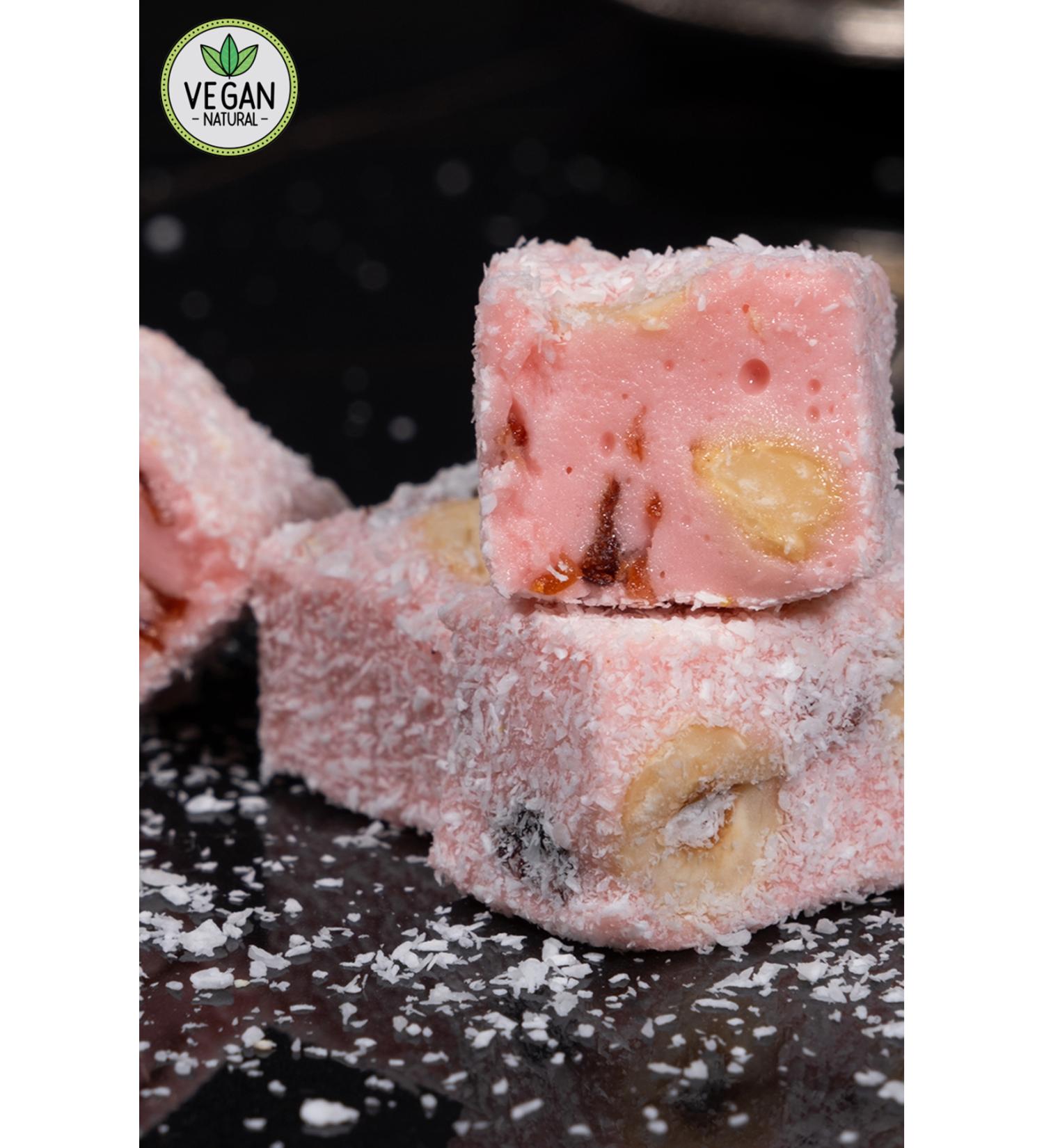 SAFRANTAT Famous Safranbolu Turkish Delight with Blueberries (NET 430 GR) Vegan Glucose-free Natural Turkish Delight