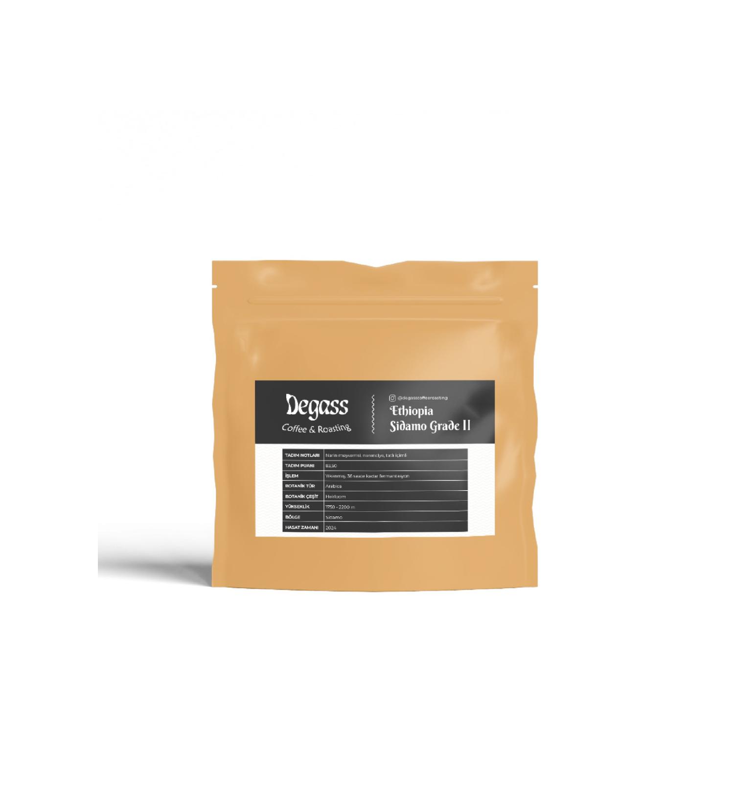 Natural Ethiopia Sidamo Local Coffee 1000 gr