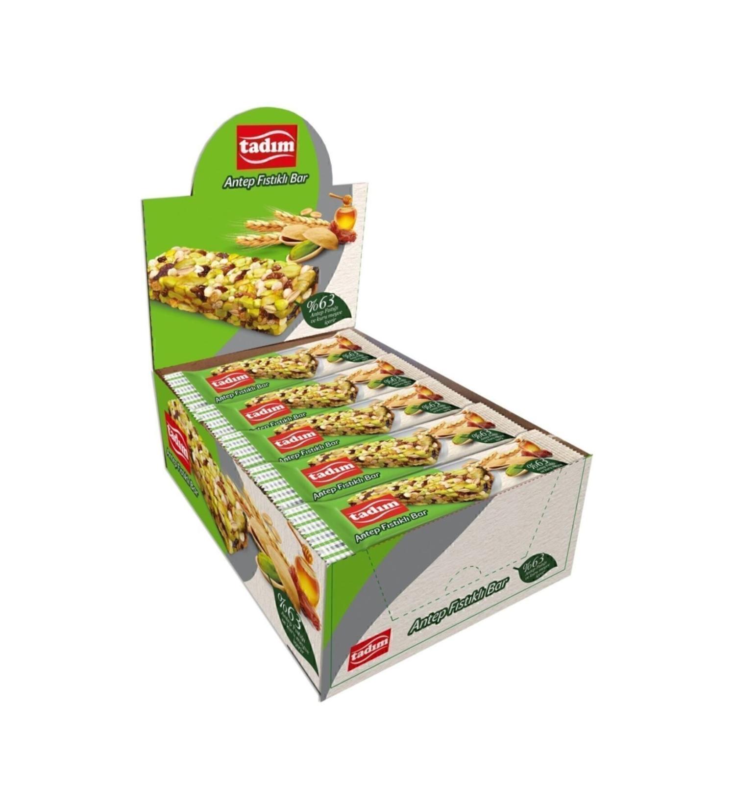 Tad m Ca Pistachio Bar 30 grams 20 Pieces