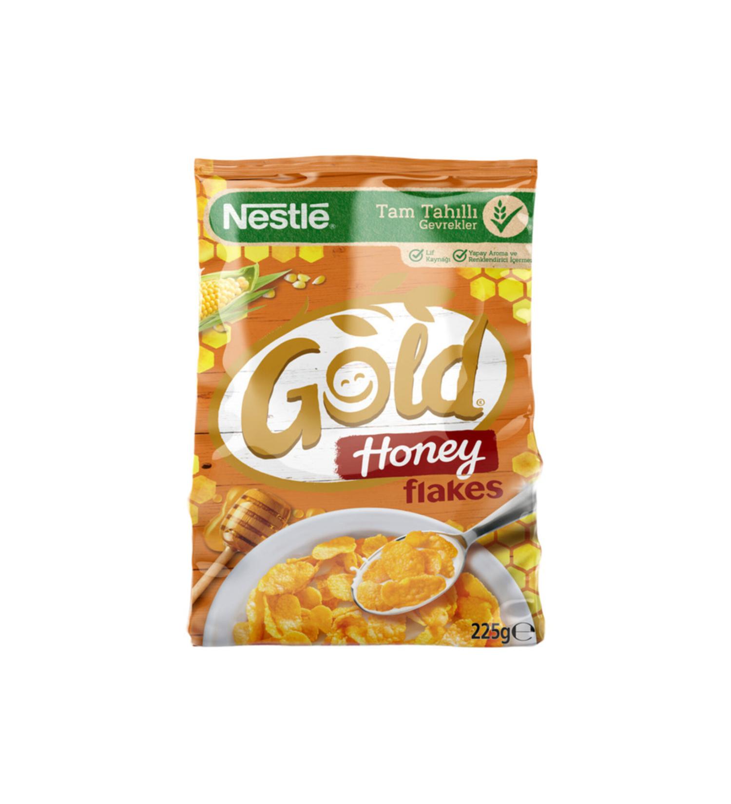 Nestle Corn Flakes Gold Flakes Honey 225 Gr
