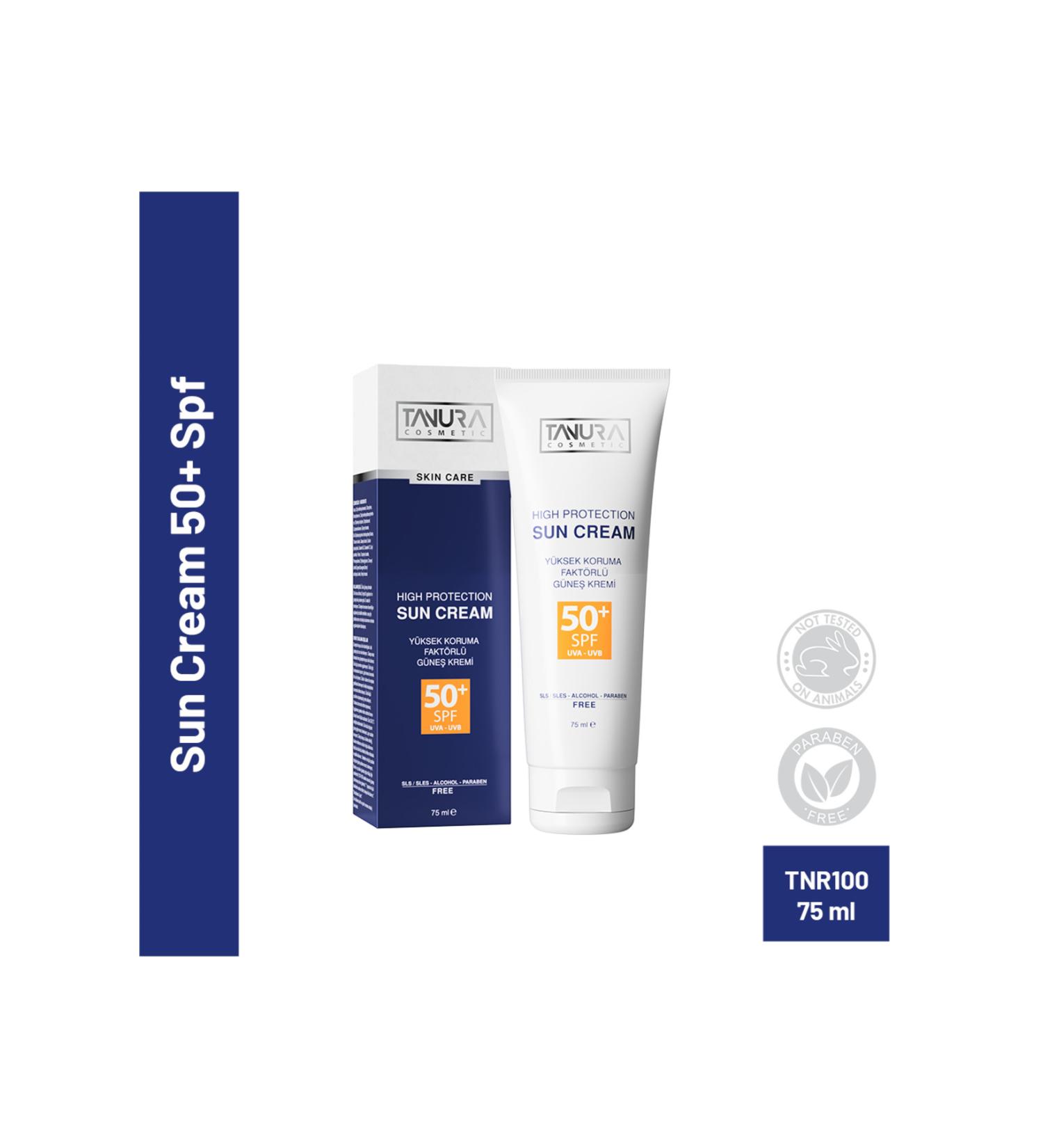 TANURA Sun Cream 50+ Spf - Buy Online on GoSupps.com