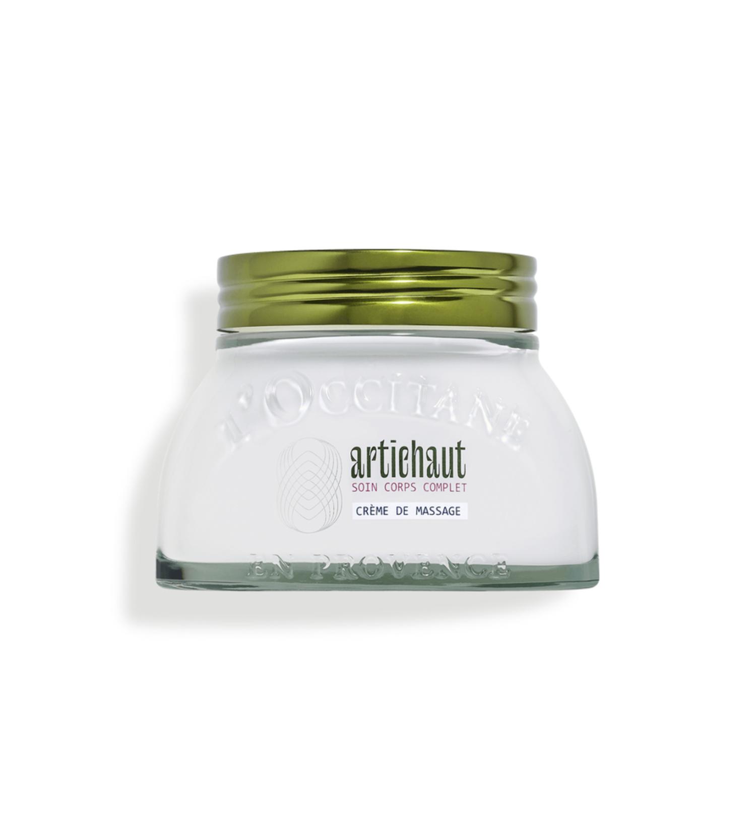 L'Occitane Artichoke Massage Cream- Vegan Formula Anti-Cellulite Firming Moisturizing Body Cream 200ML