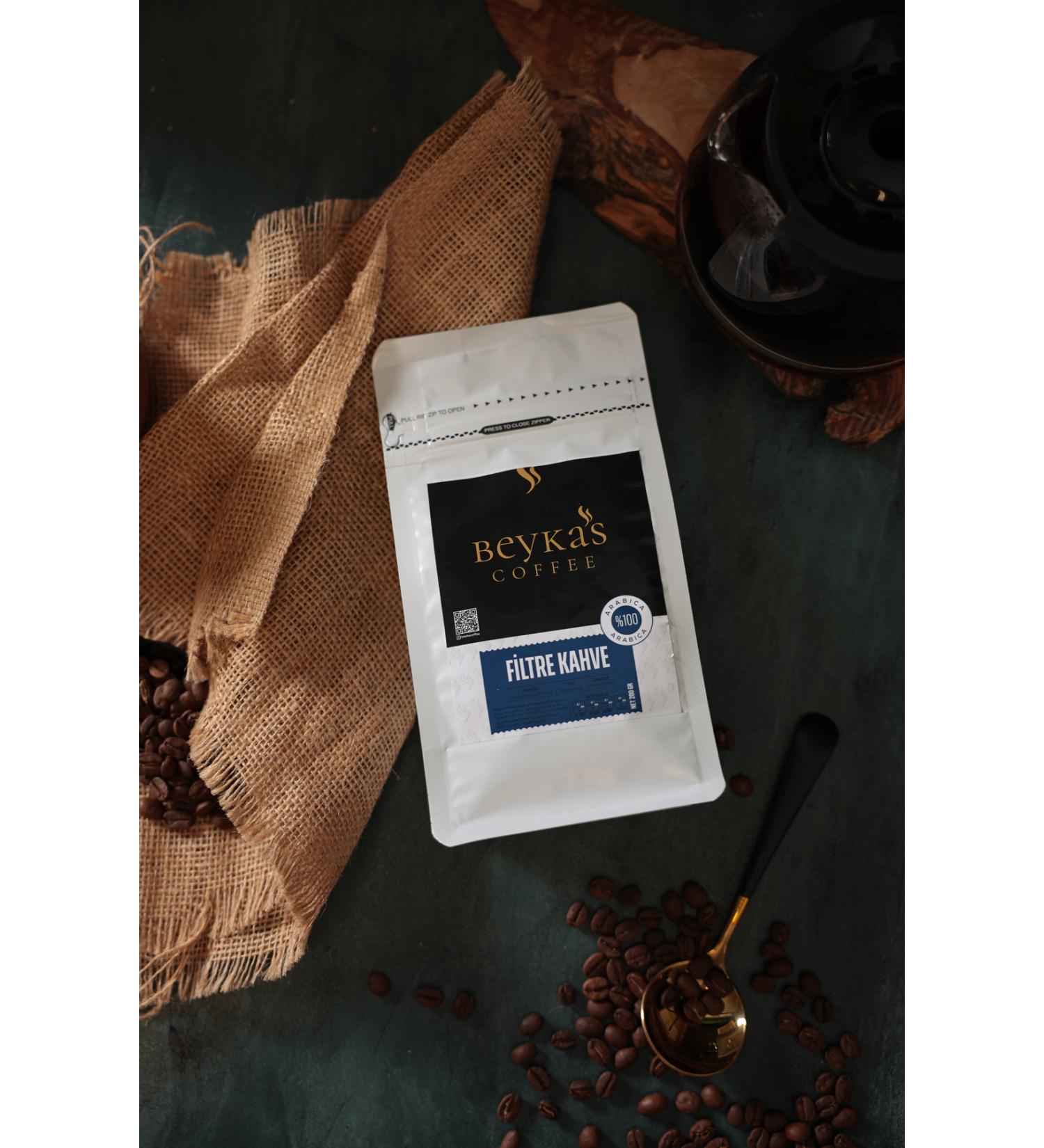 BEYKAs coffee FILTER COFFEE 0 ARABICA QUALITY NET: 200 GR