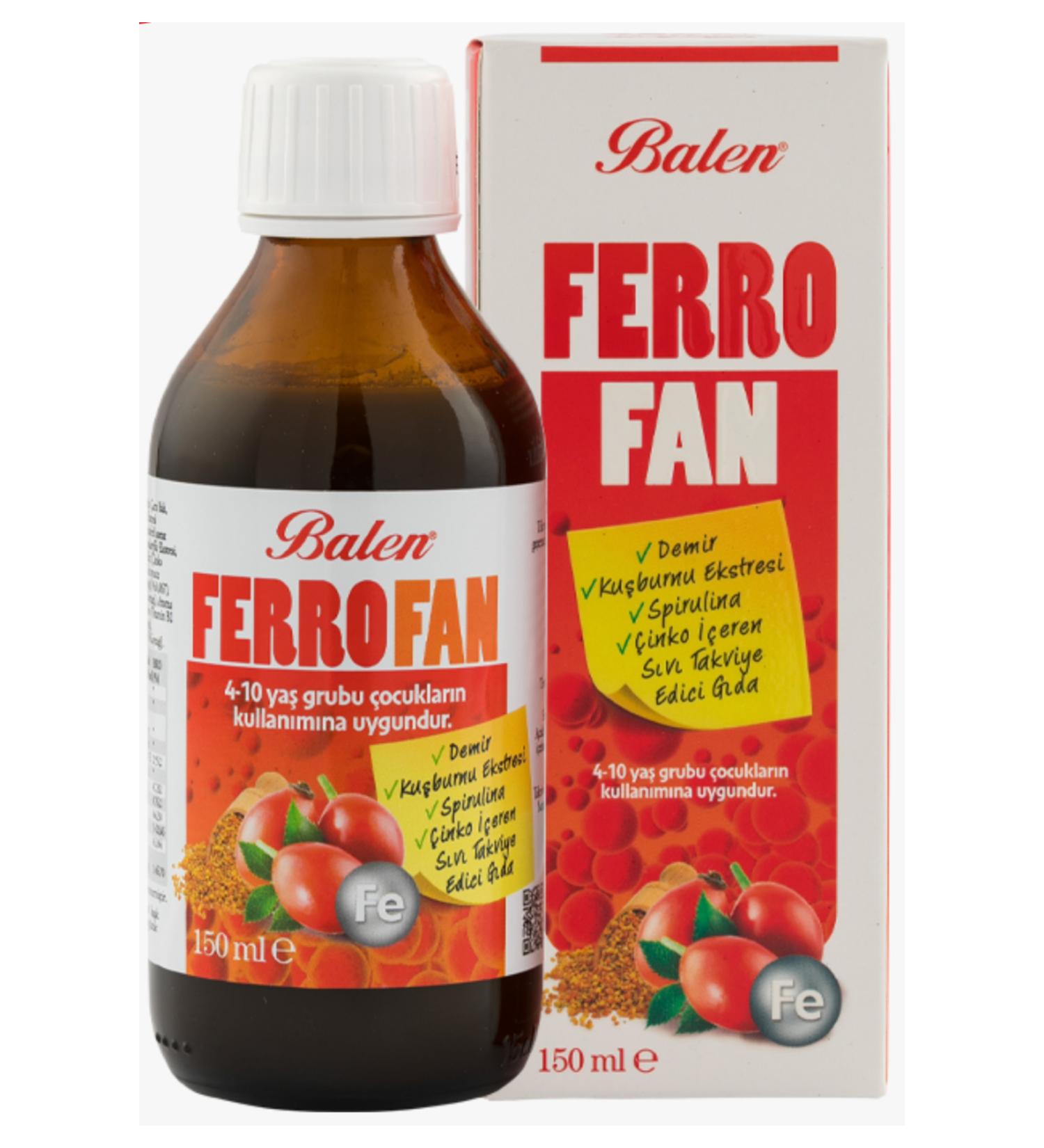 Balen Ferrofan Liquid Supplementary Food 150 ml.