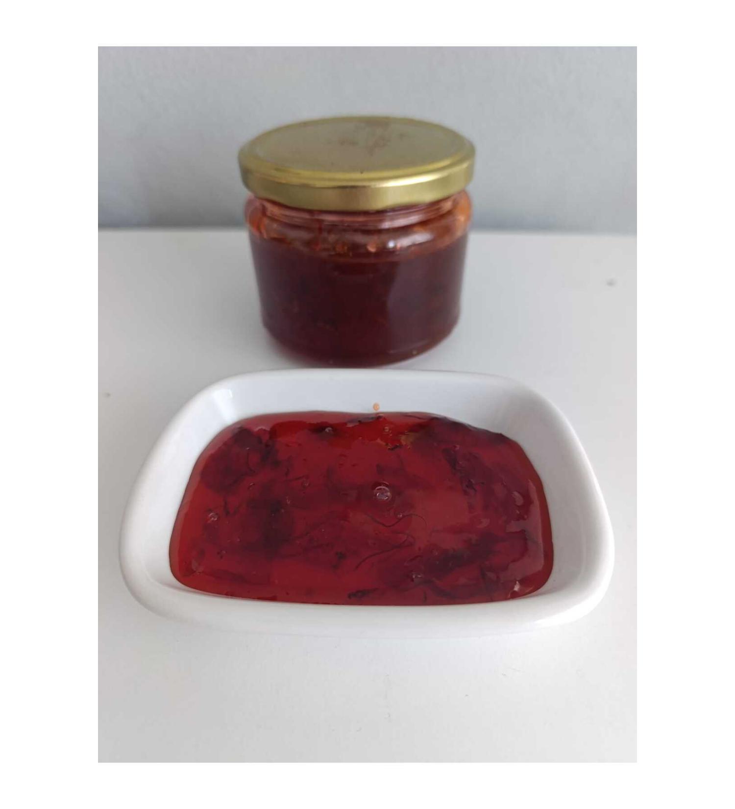 PURPLE HAIRED FARMER SAFFRON JAM