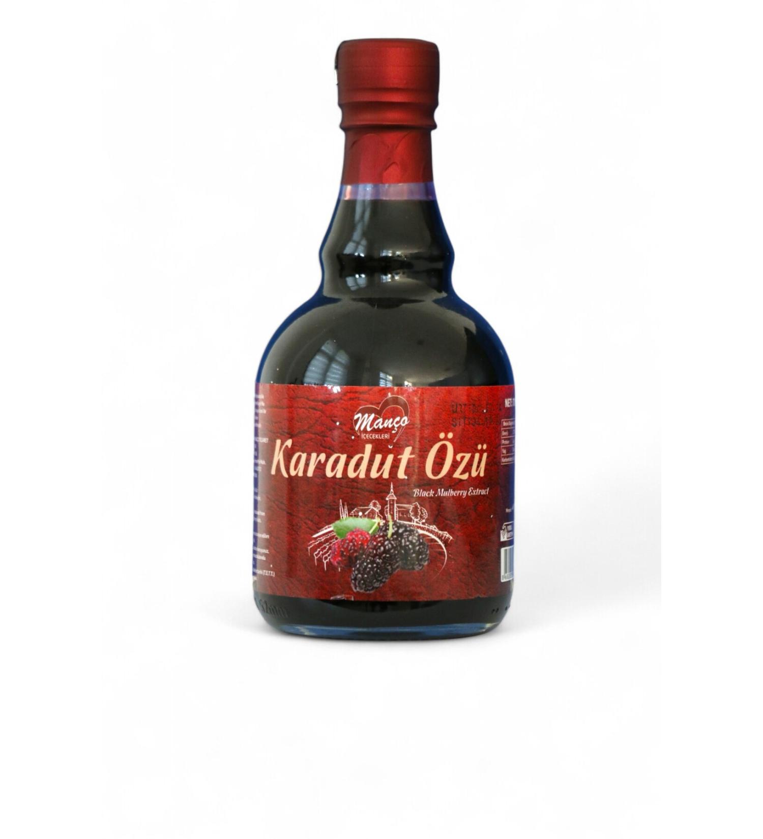 Manco Black Mulberry Extract Glass (handled) bottle 700 gr - Buy Online on GoSupps.com