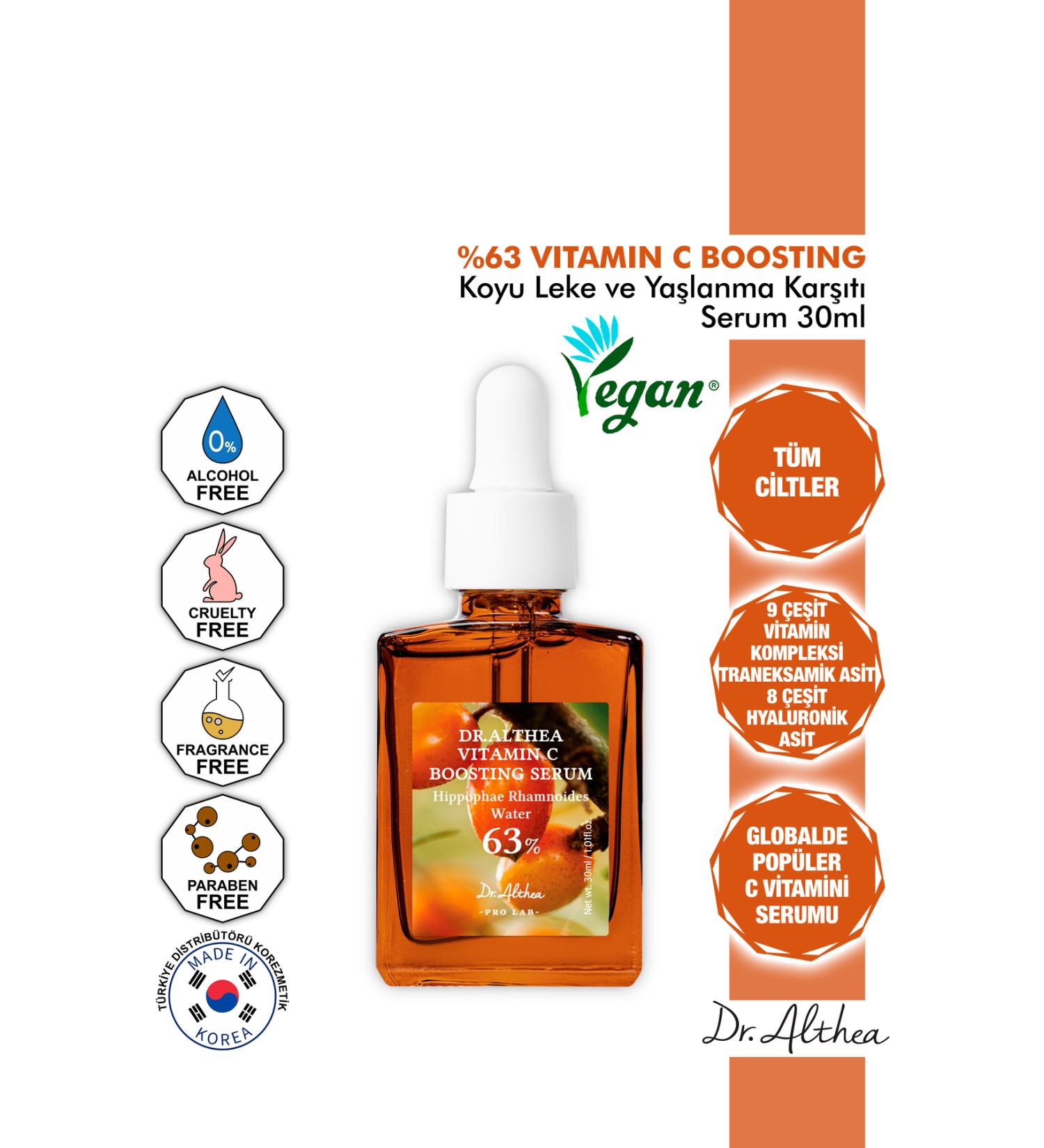 Dr. Althea c Vitamin C Boosting Serum - Anti-Stain and Anti-Aging with Tranexamic Acid - 30ml - Buy Online on GoSupps.com