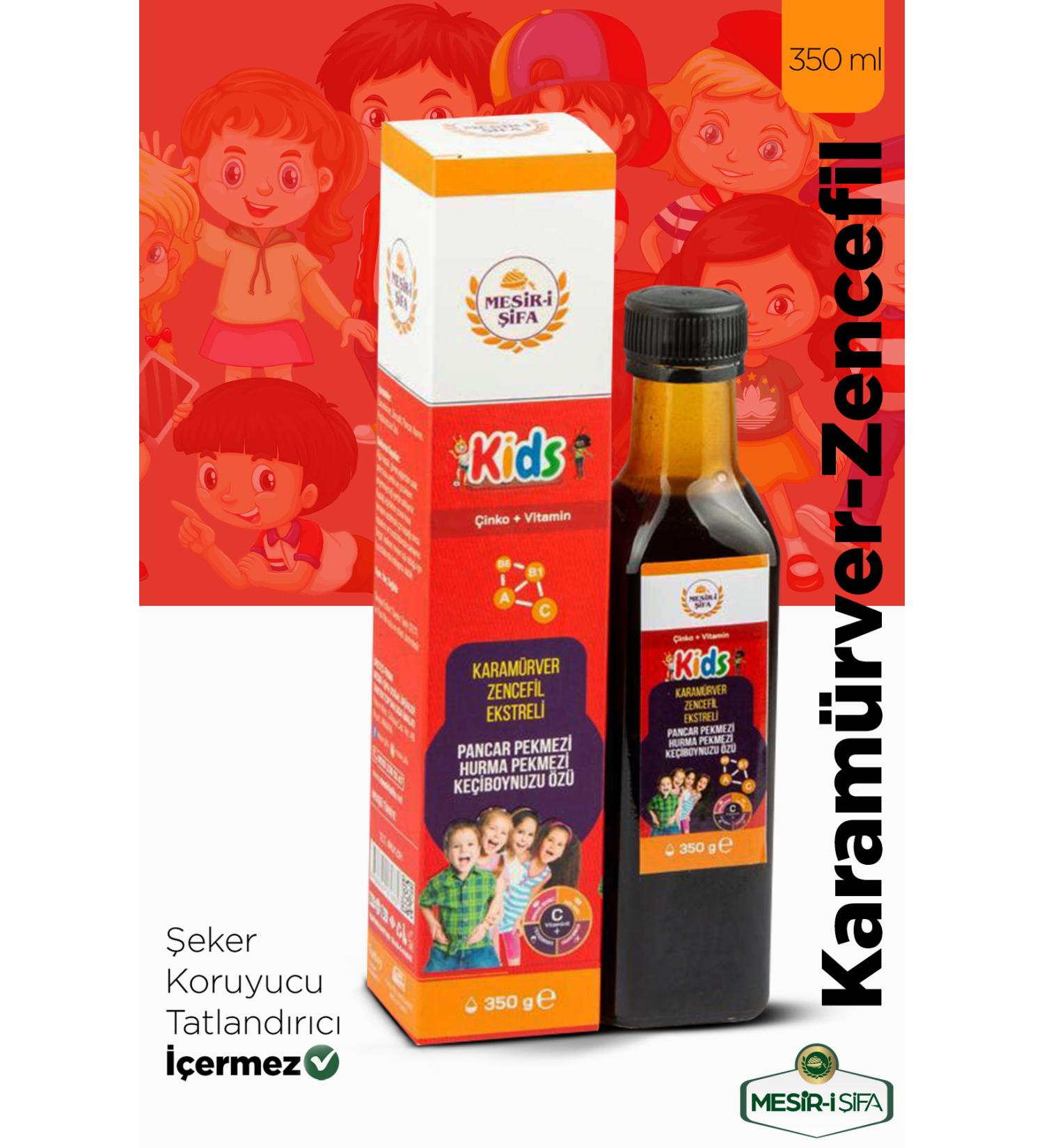 Mesiri ifa Kids Molasses with Elderberry Ginger Extract Beetroot Date Carob 350ml