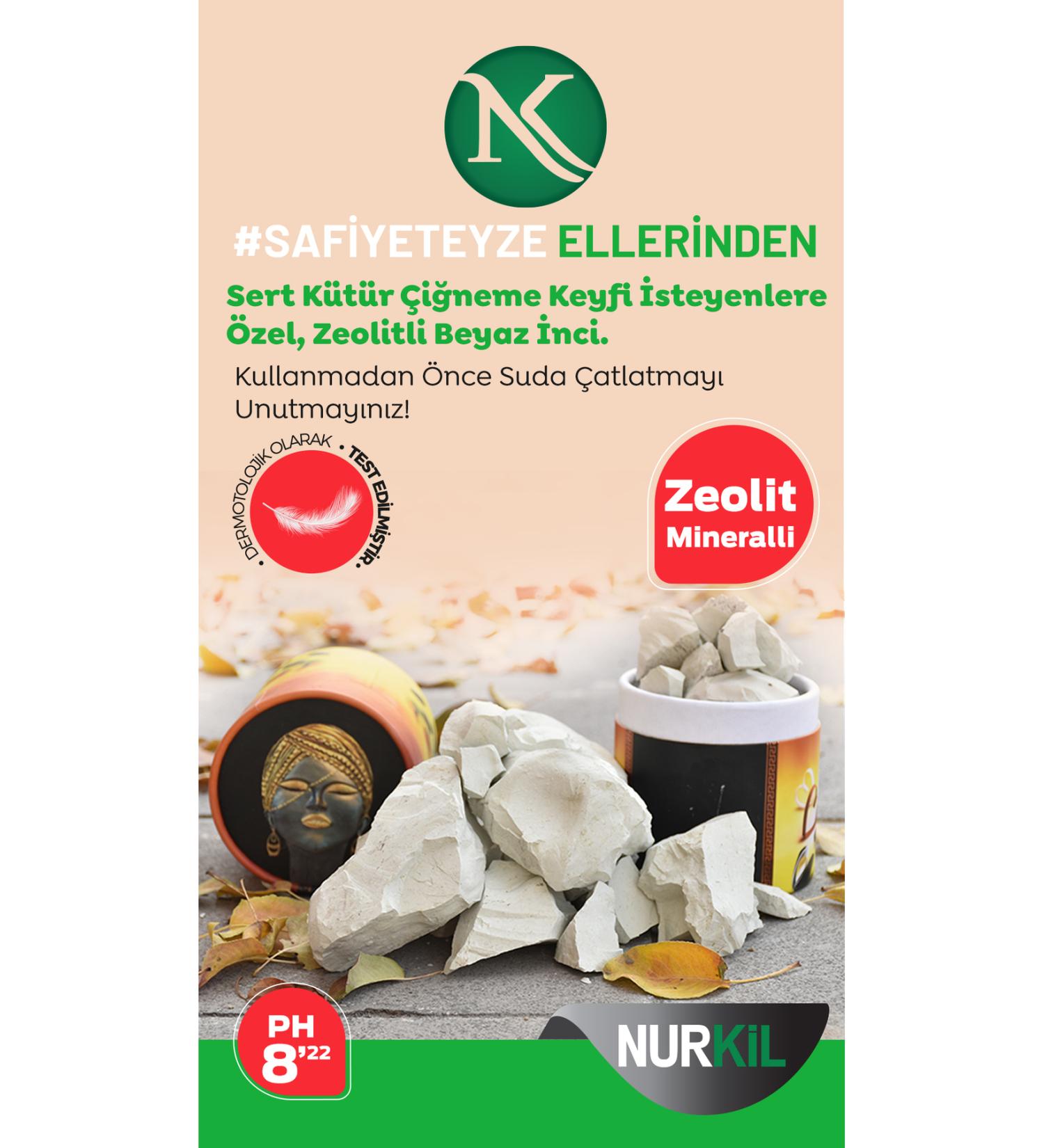 Nurkil EDIBLE CLAY ZEOLITE WHITE PEARL - Buy Online on GoSupps.com