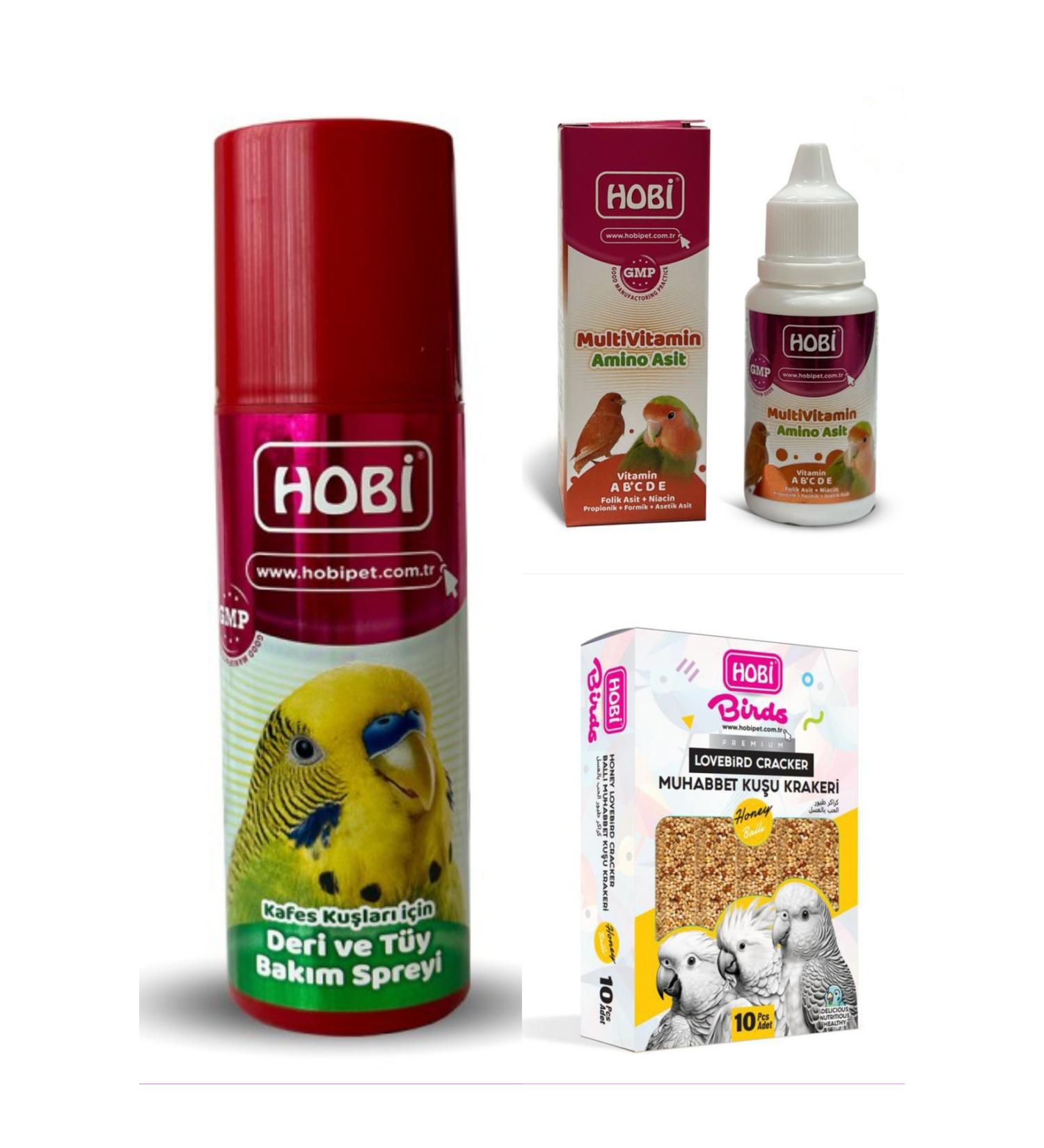 ozzipetshop Bird Vitamin Bird Honey Cracker Bird Feather Care Spray