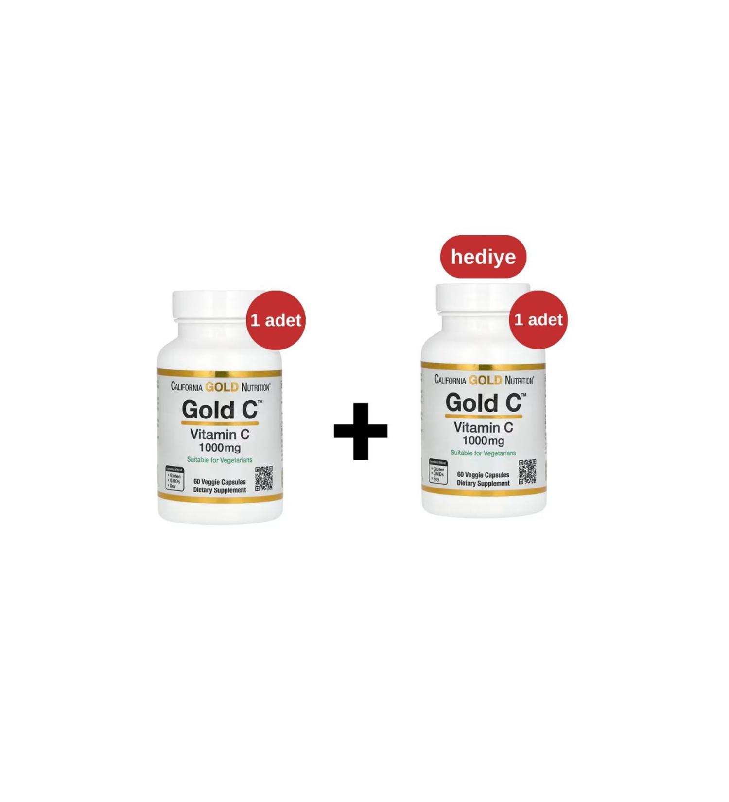 California Gold Nutrition Gold C Usp Grade Vitamin C 1 000 Mg 60 Veggie Capsules