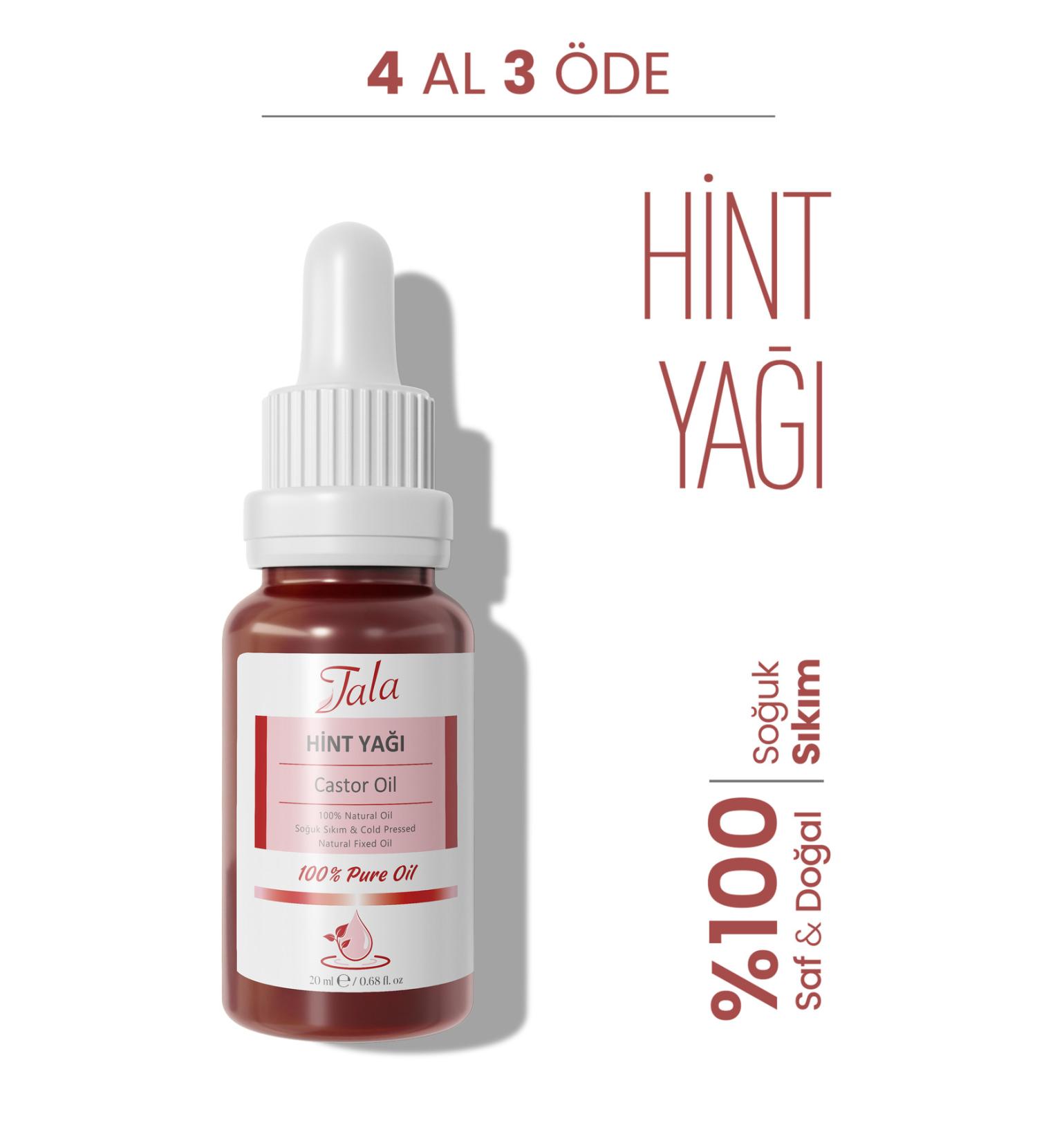 Tala Castor Oil 0 Pure and Natural Cold Pressed 20 Ml